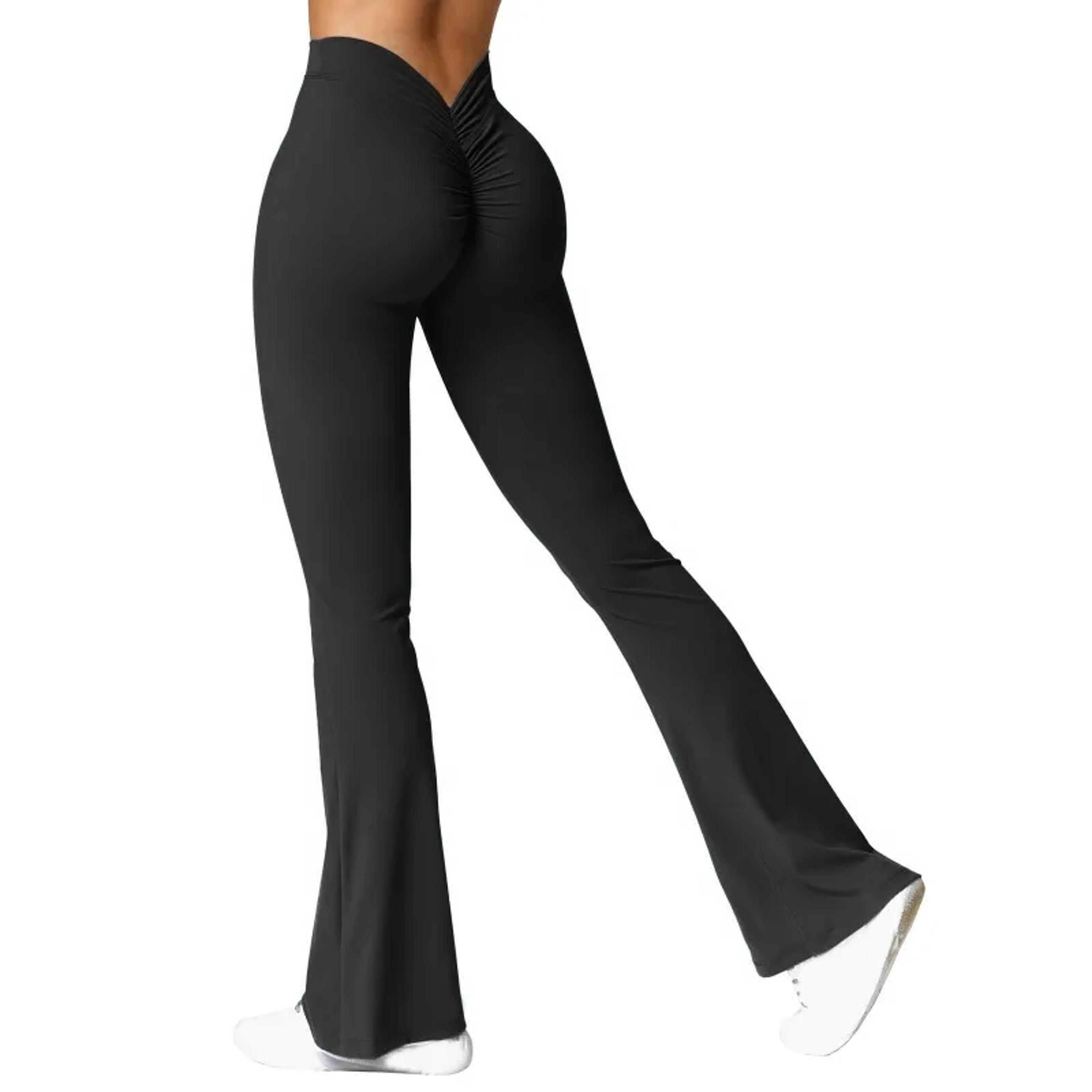 Womens High Waisted VBack Booty Lifting Leggings For Gym And Dance 10