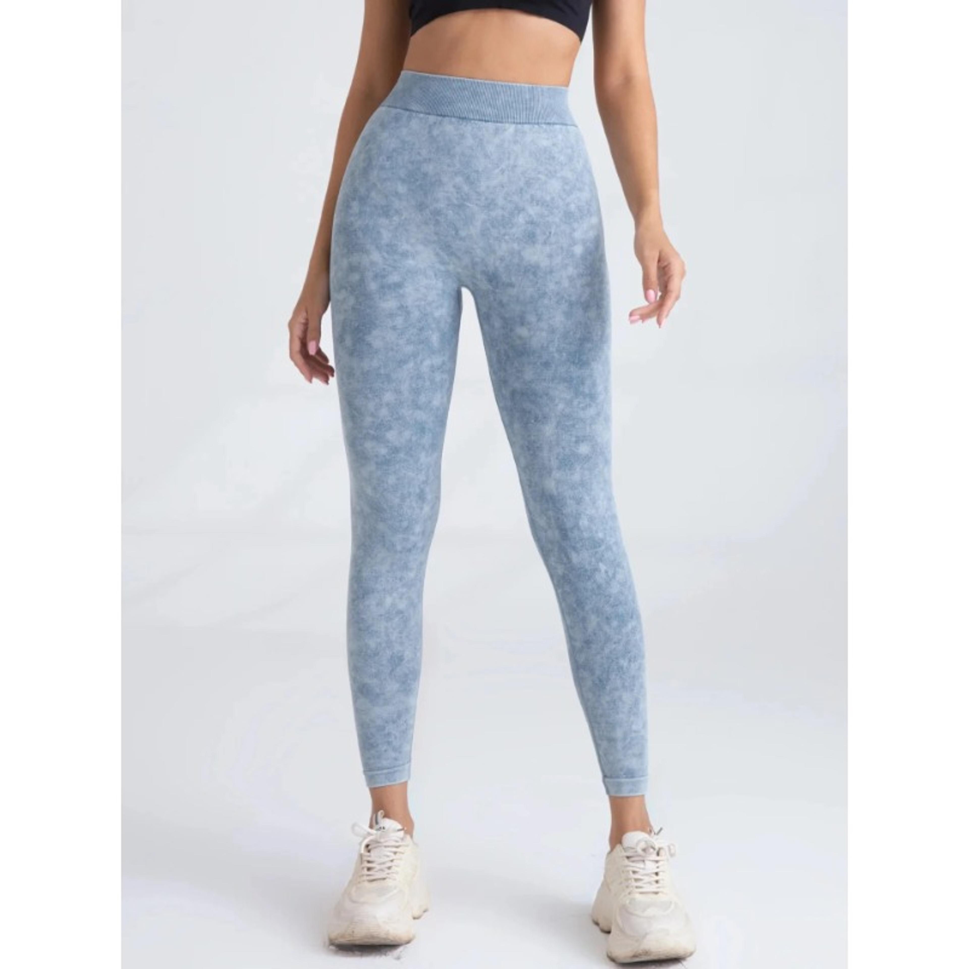 Womens Seamless High Waist VBack Booty Lifting Yoga Leggings 14