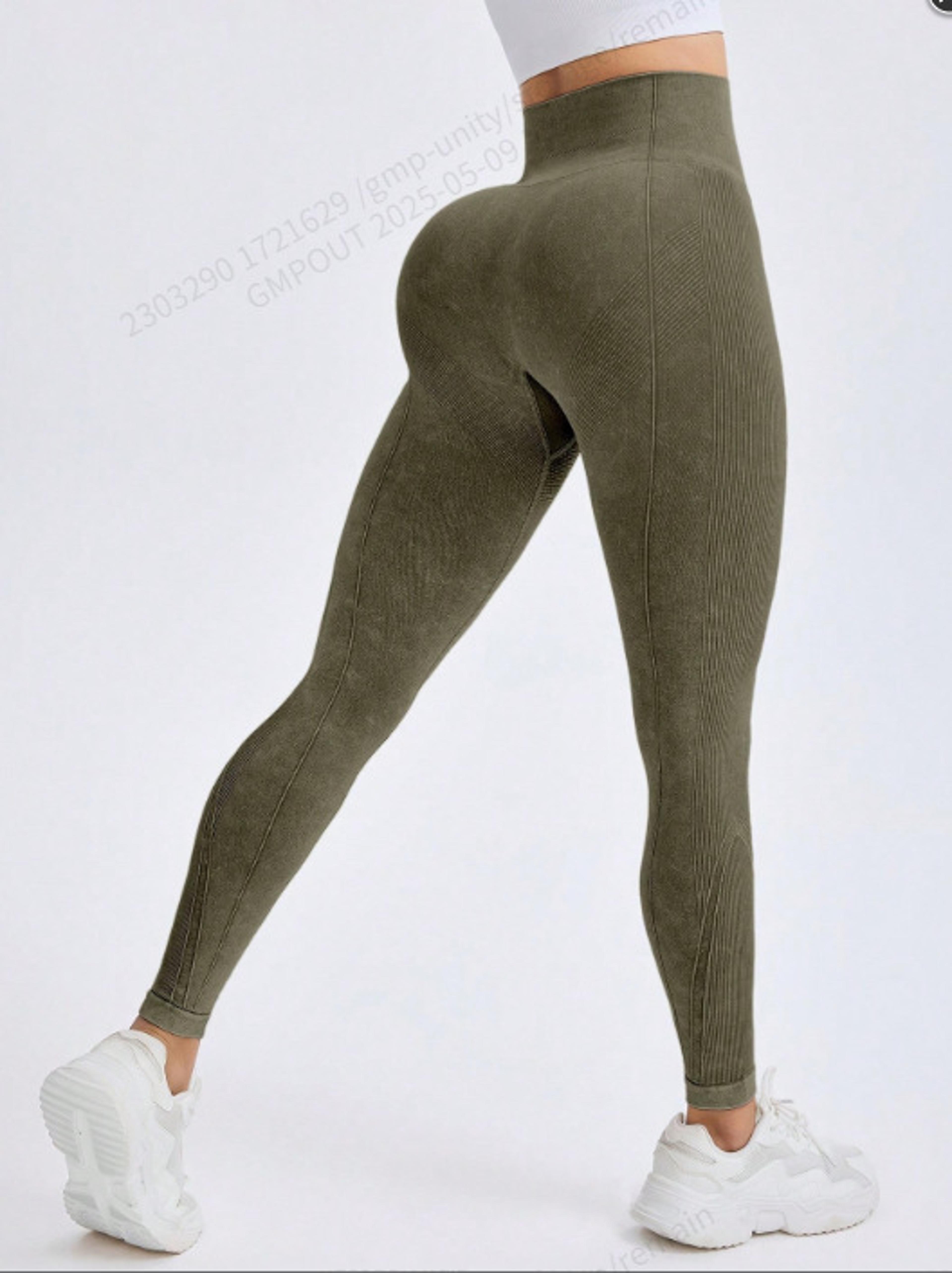 Womens High Waisted Seamless Yoga Leggings With Stretchy Booty Lifting Fit 10