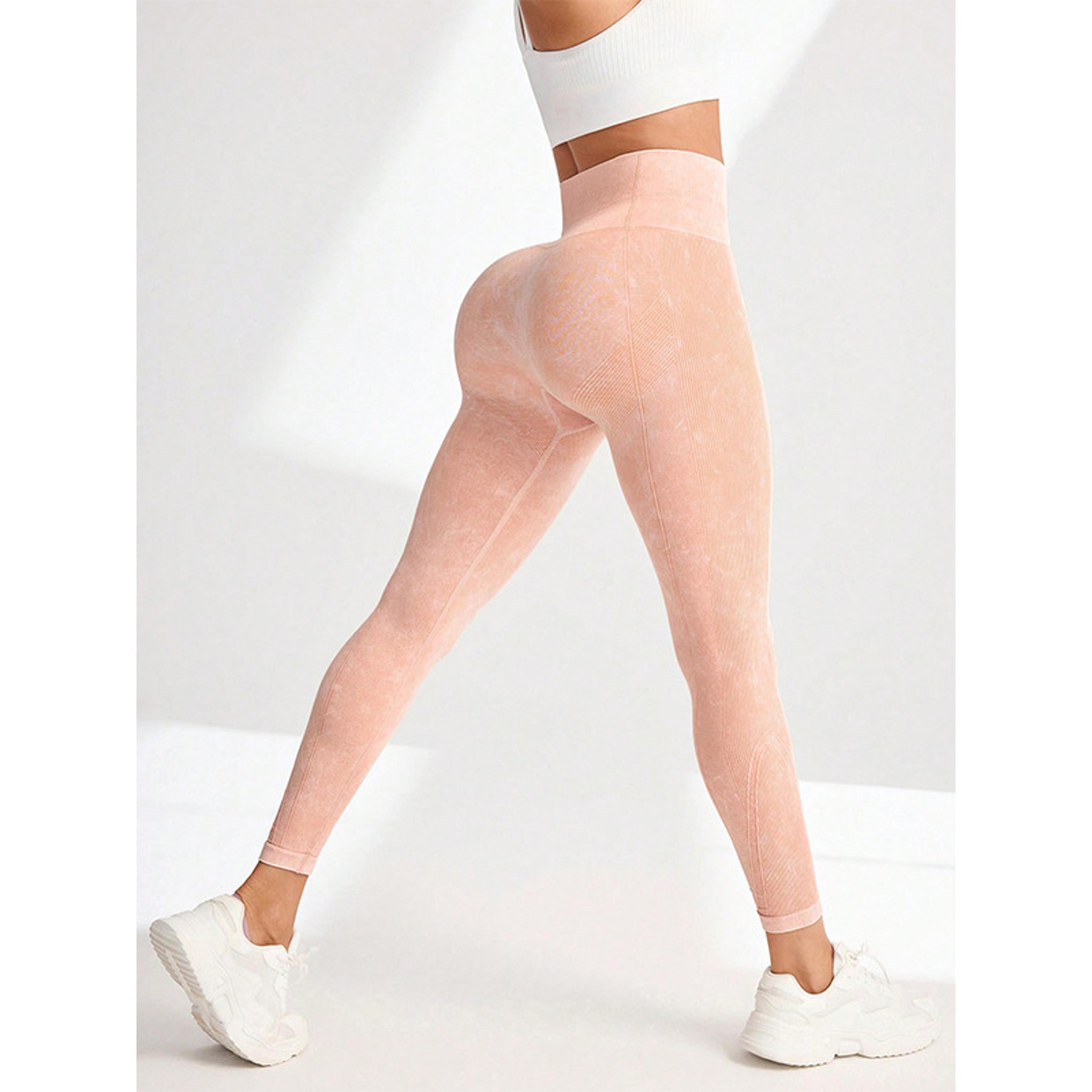 Womens High Waisted Seamless Yoga Leggings With Stretchy Booty Lifting Fit 12