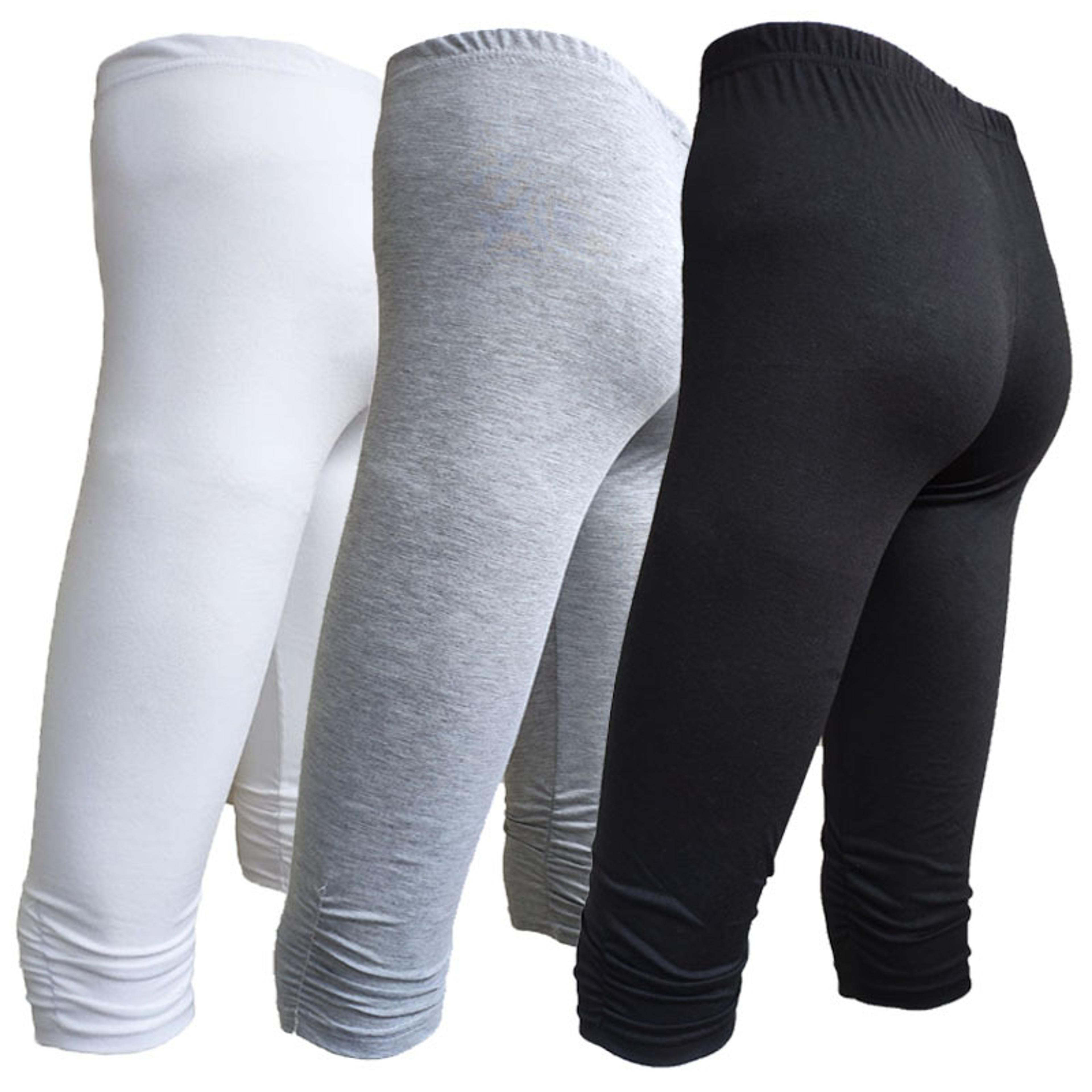 Womens High Waisted Capri Yoga Leggings  Squat Proof Cropped Workout Pants 5