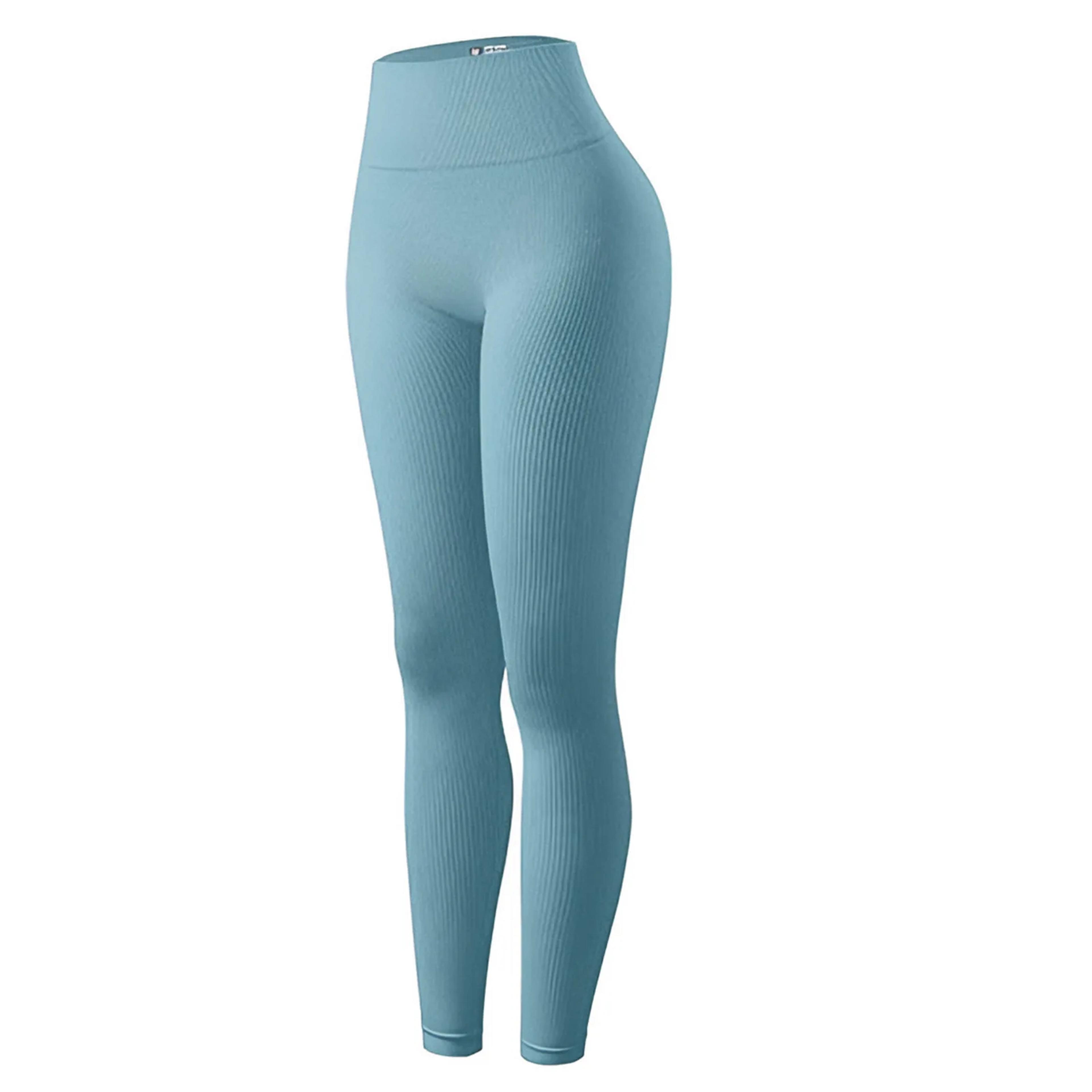 Womens High Waist Seamless Booty Lifting Workout Leggings 5