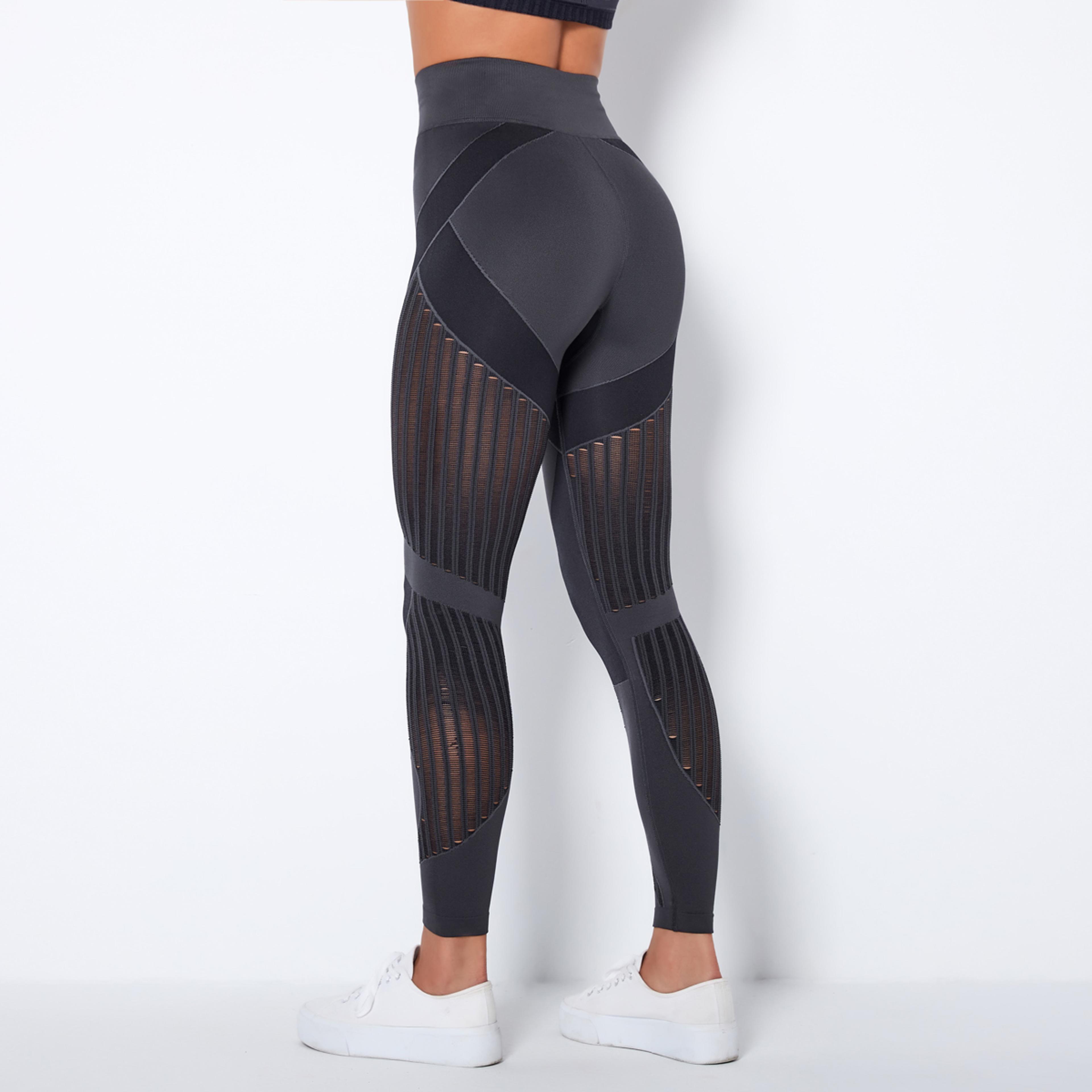 Womens High Waisted Seamless Yoga Leggings With Breathable Stretch Fabric 9