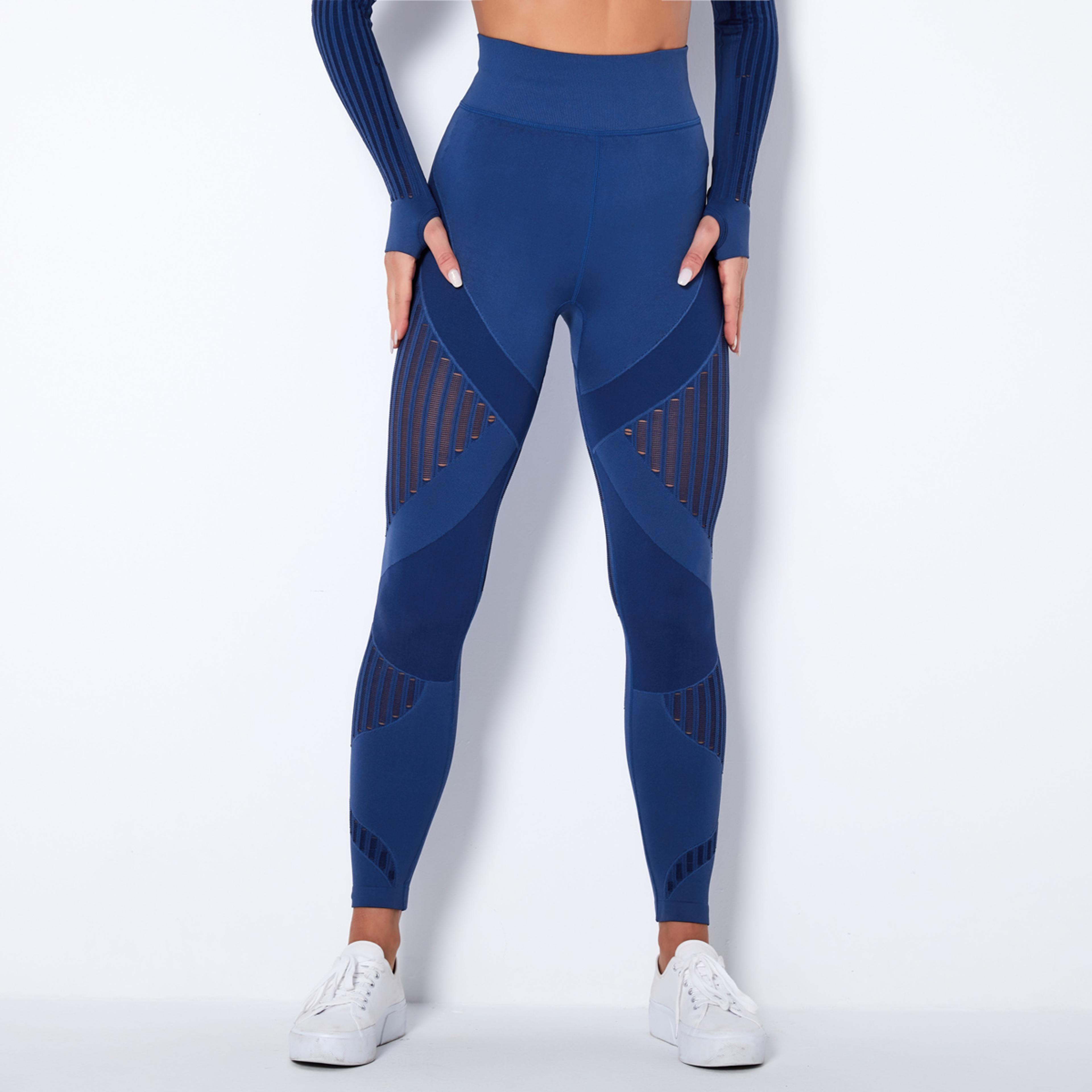Womens High Waisted Seamless Yoga Leggings With Breathable Stretch Fabric 12