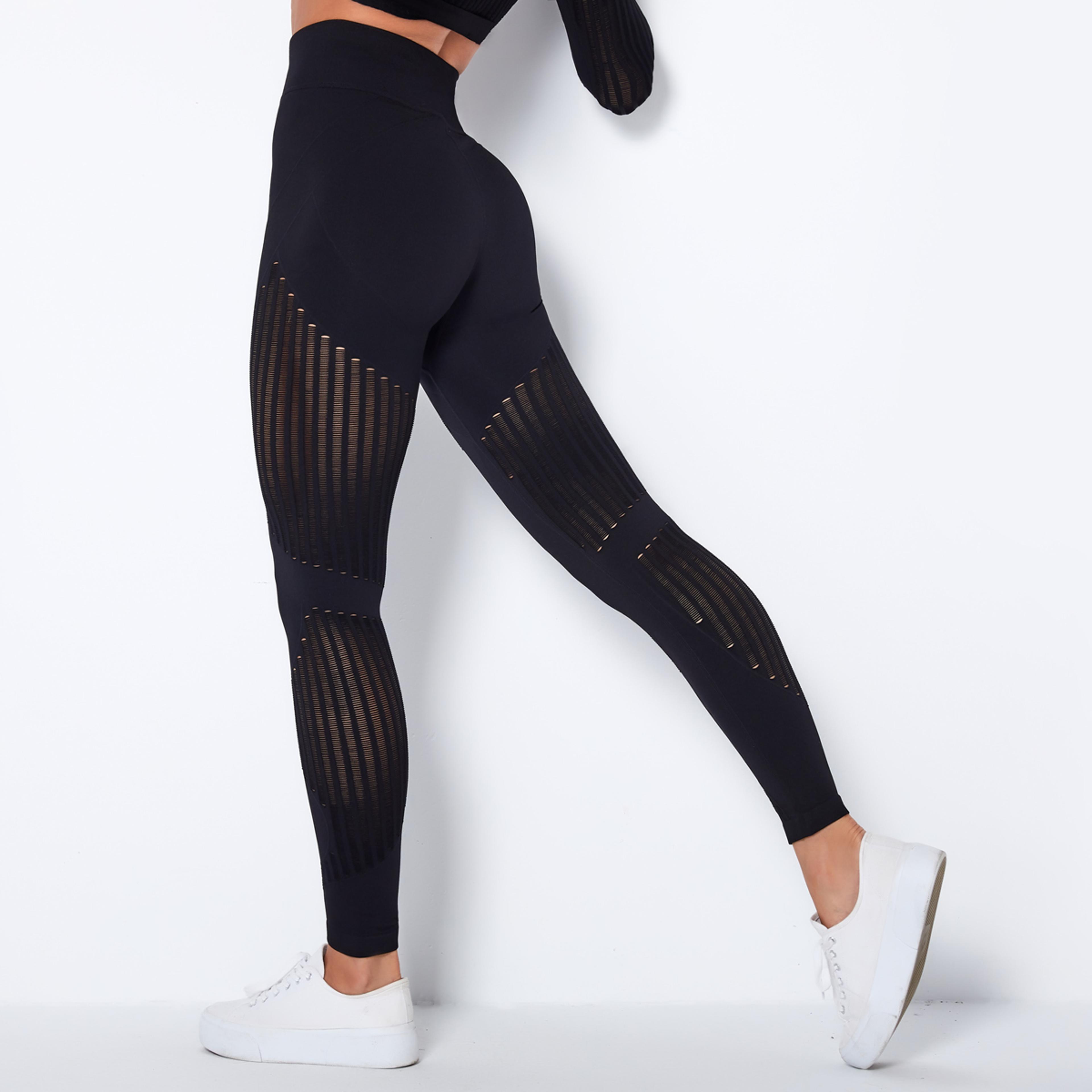 Womens High Waisted Seamless Yoga Leggings With Breathable Stretch Fabric 13