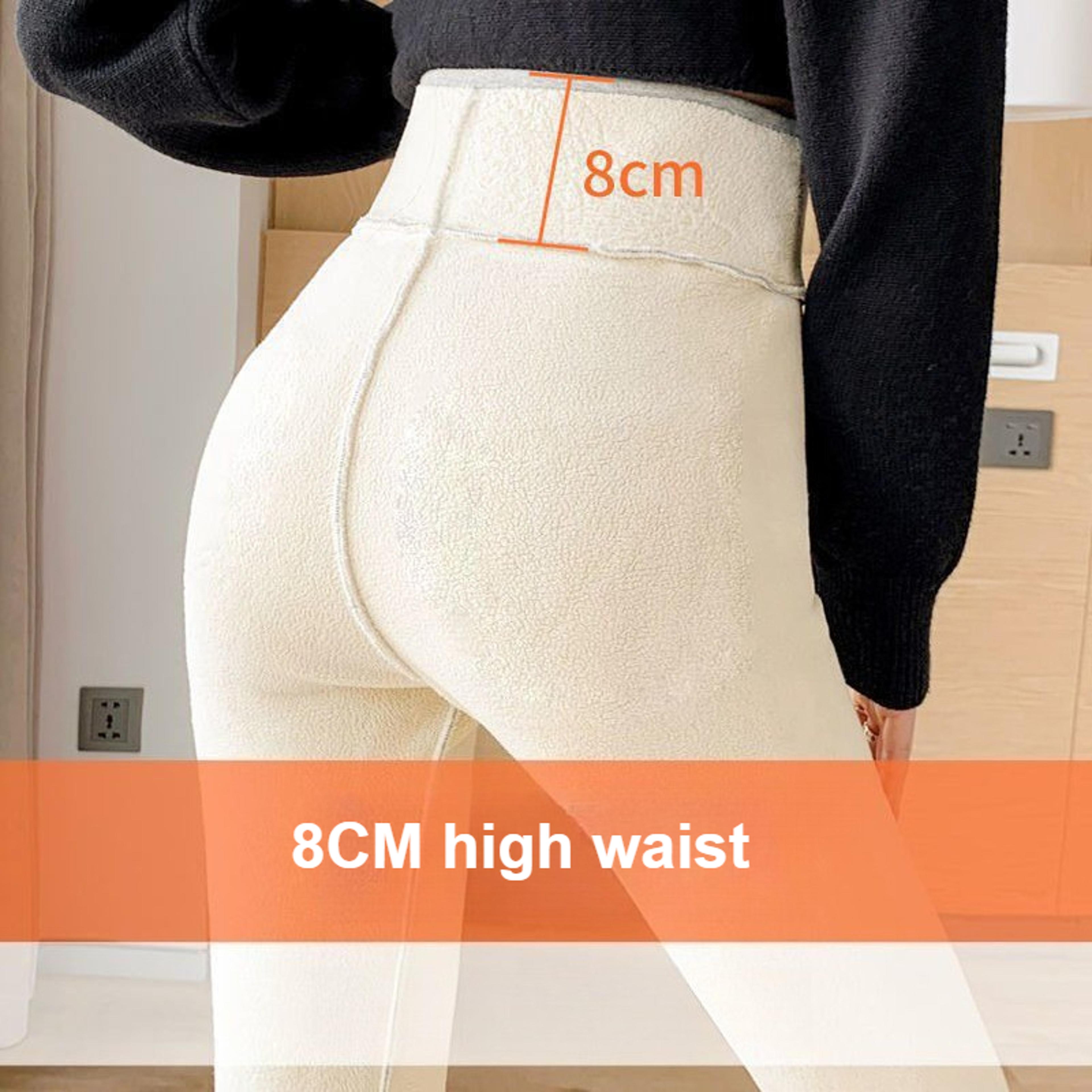 Womens Fleece Lined Thermal Leggings With High Waist And Plush Interior 3