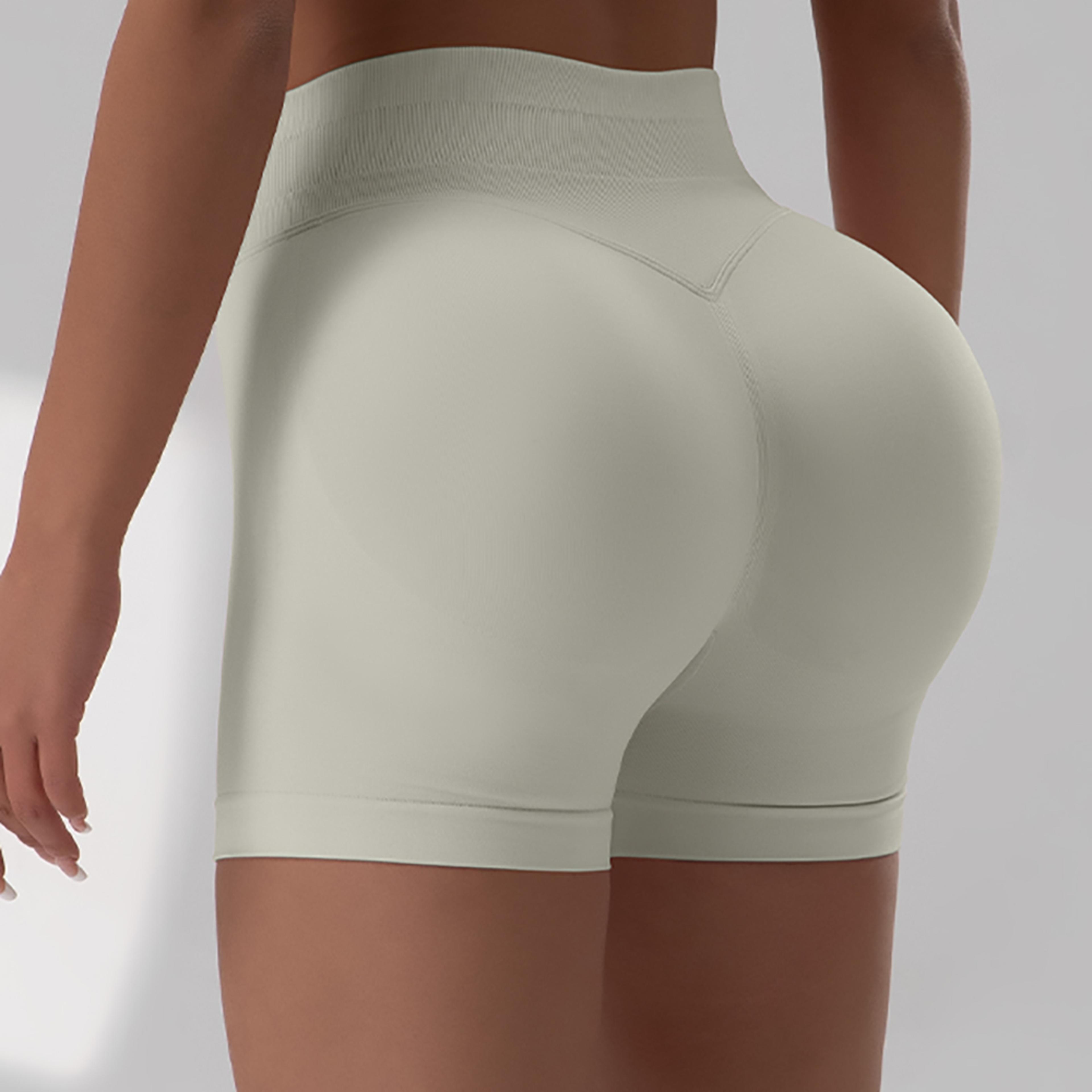 Womens Seamless Biker Shorts High Waist Stretchy Yoga And Gym Workout Shorts 19