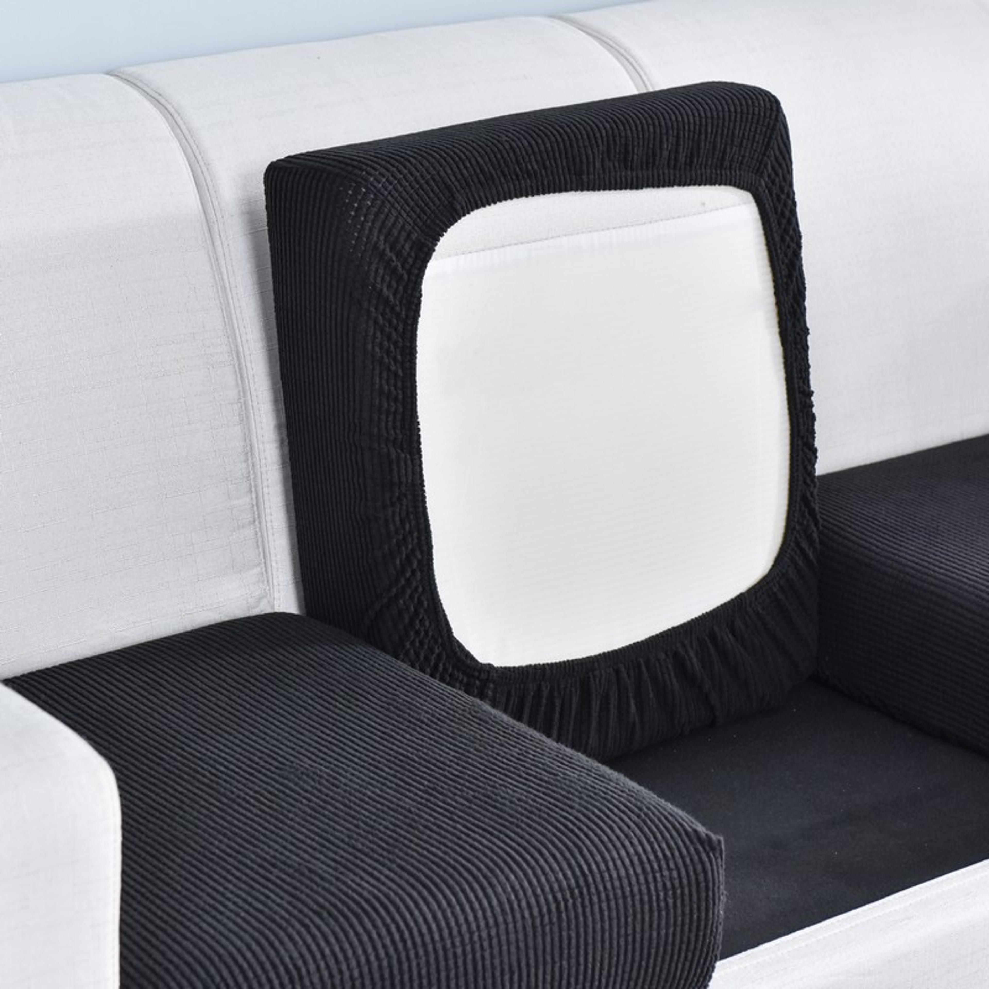 Polar Fleece Sofa Cushion Cover With Elastic AntiSlip Design 18