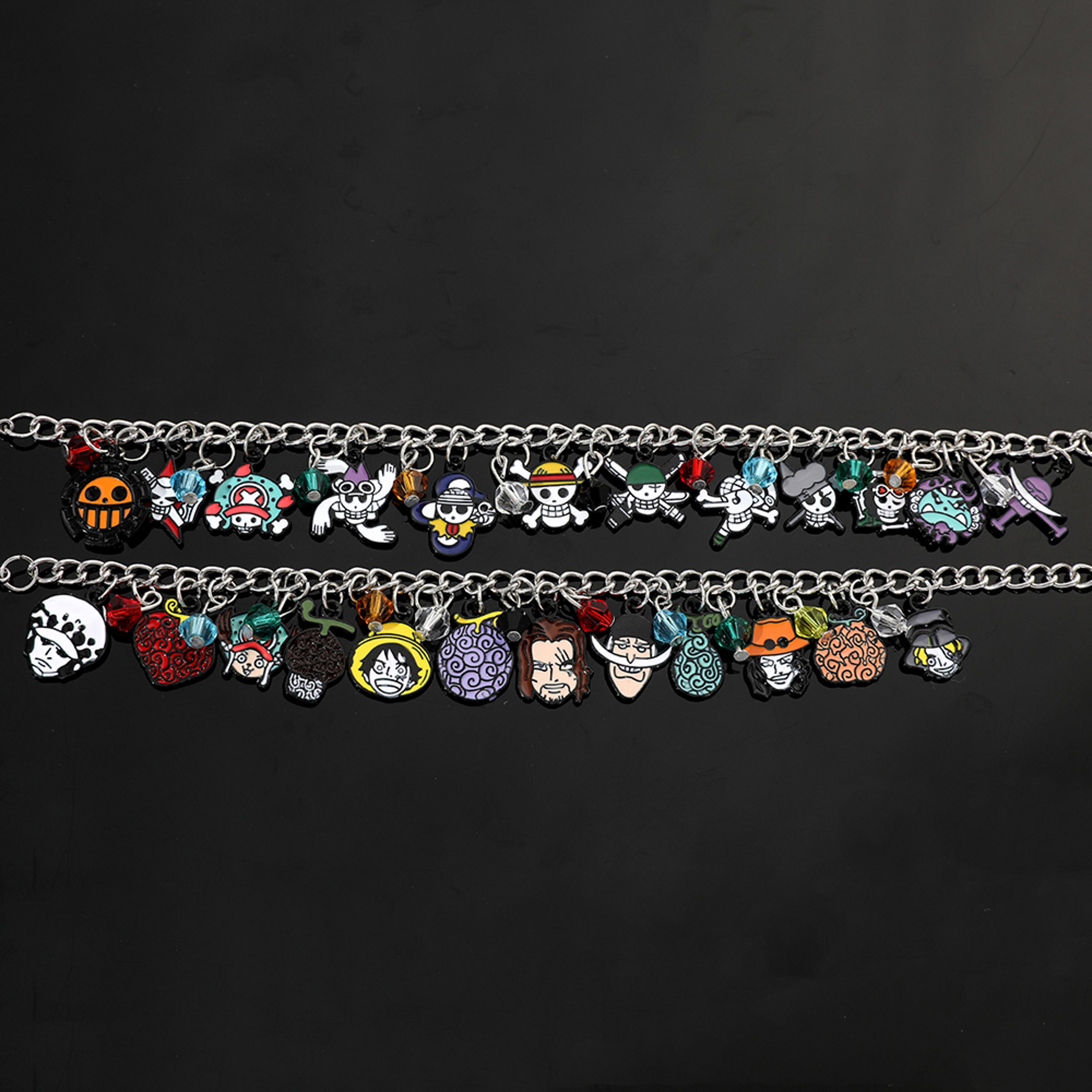 Anime Skull Charm Bracelet Inspired By Luffy For Cosplay And Everyday Wear 5