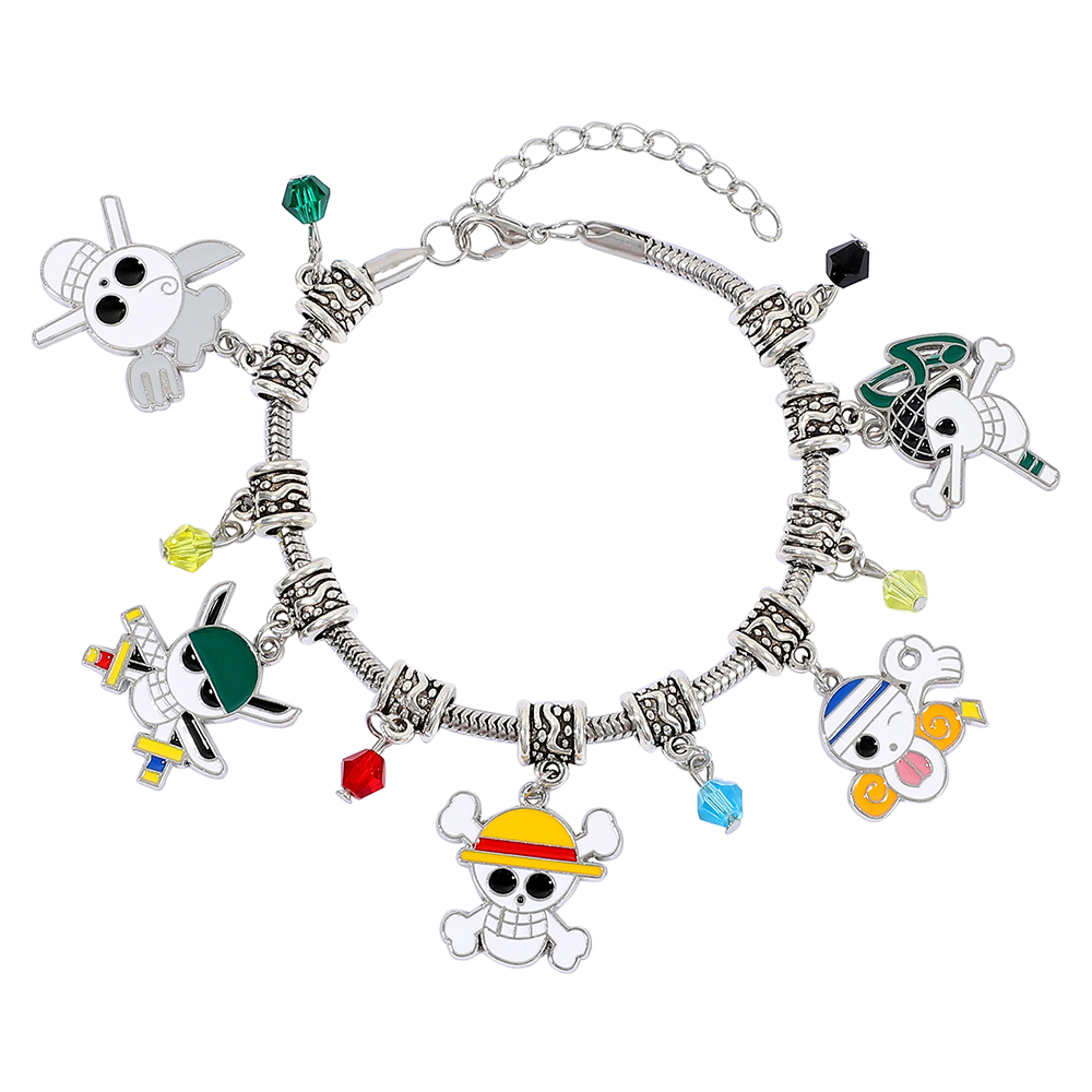 Anime Skull Charm Bracelet Inspired By Luffy For Cosplay And Everyday Wear 9