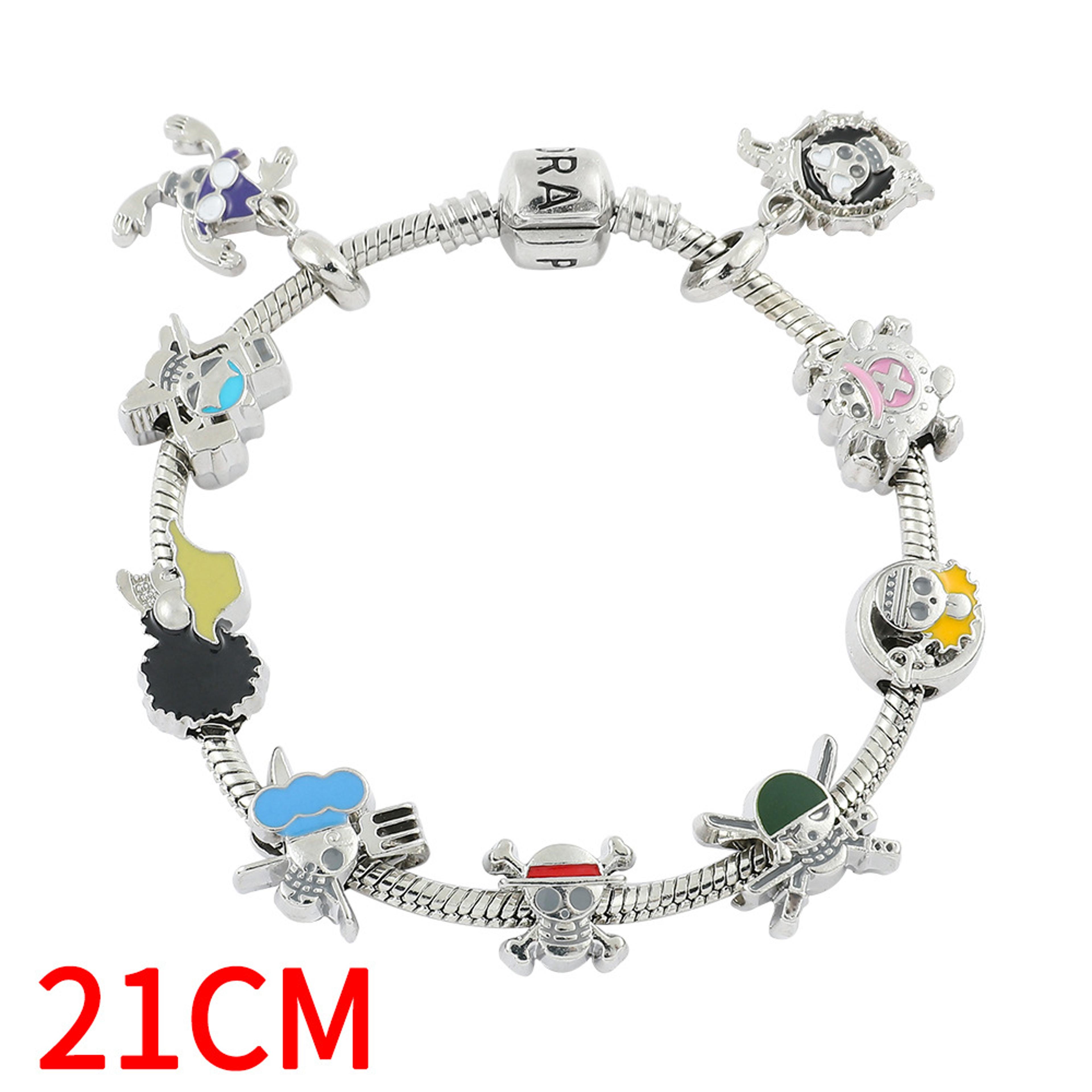Anime Skull Charm Bracelet Inspired By Luffy For Cosplay And Everyday Wear 10