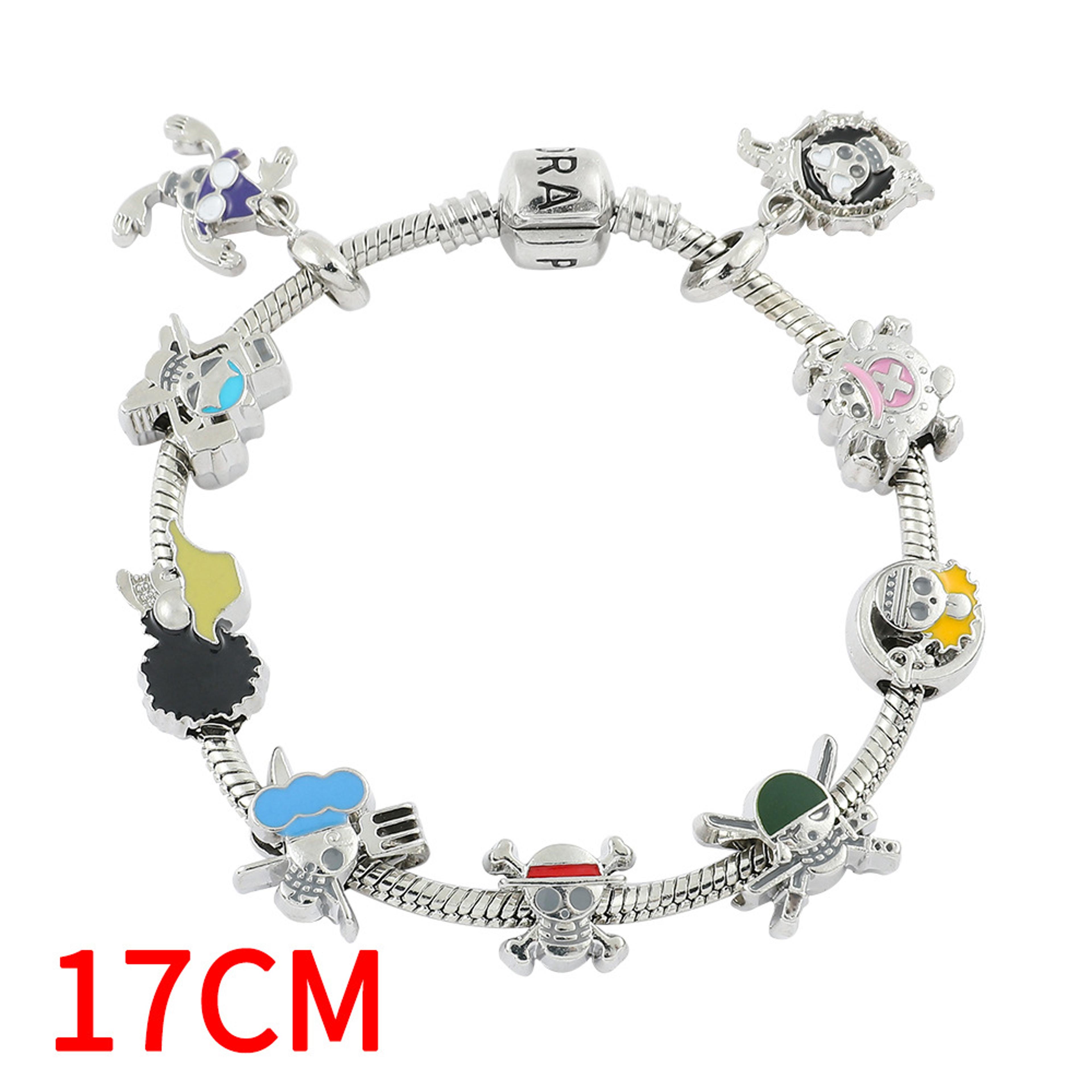 Anime Skull Charm Bracelet Inspired By Luffy For Cosplay And Everyday Wear 8