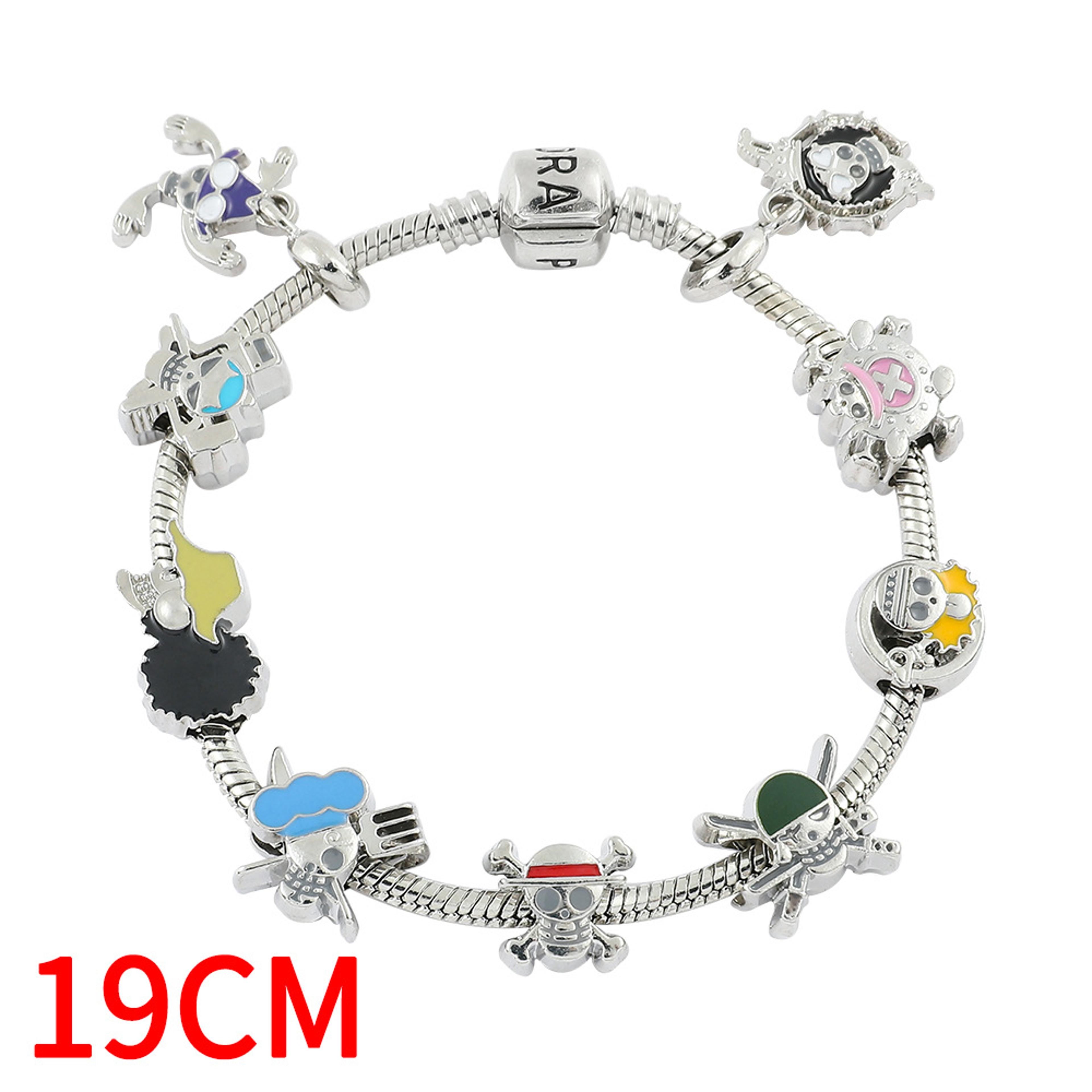 Anime Skull Charm Bracelet Inspired By Luffy For Cosplay And Everyday Wear 11