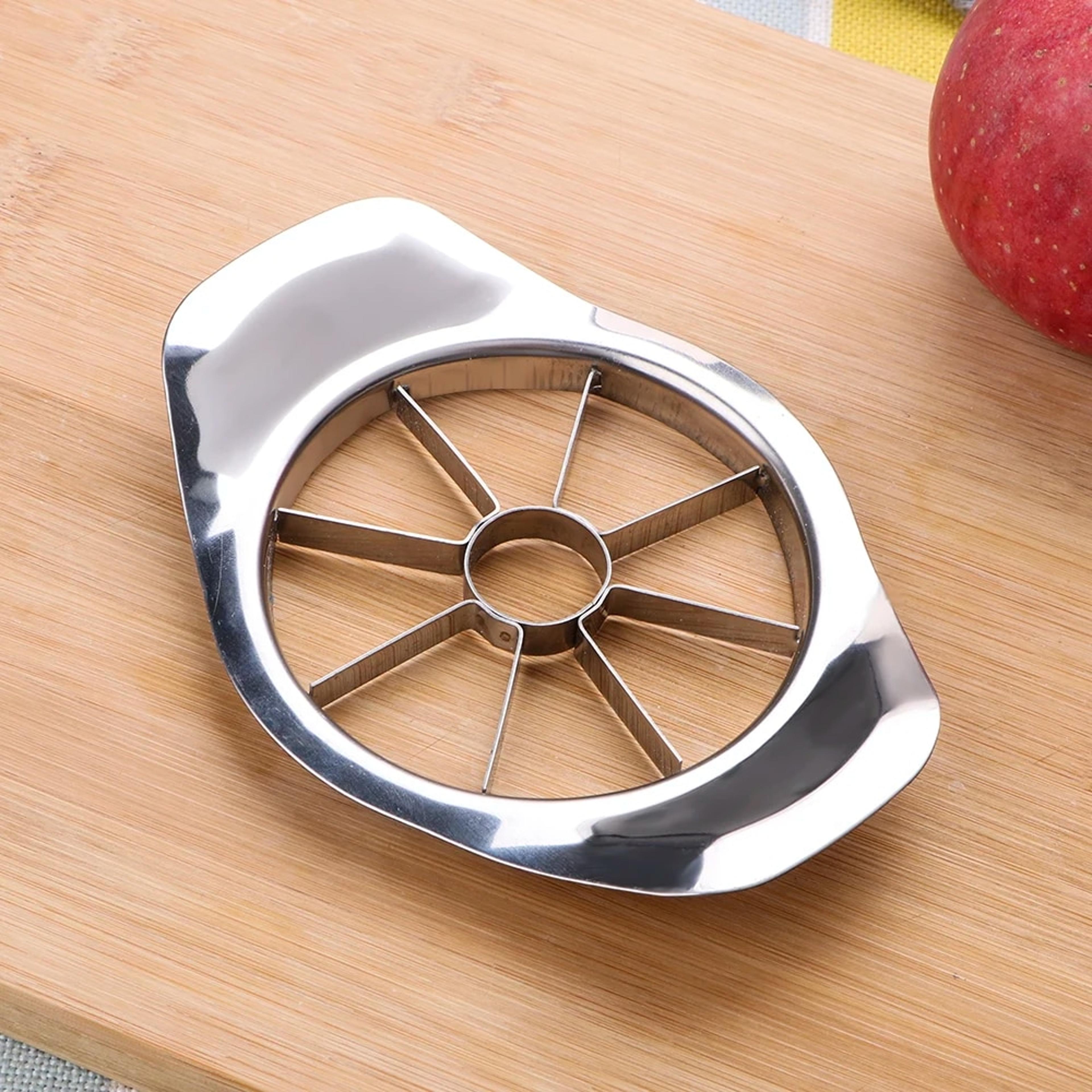 hilife kitchen gadgets: stainless steel comfort handle divider apple cutter, vegetable & fruit tools