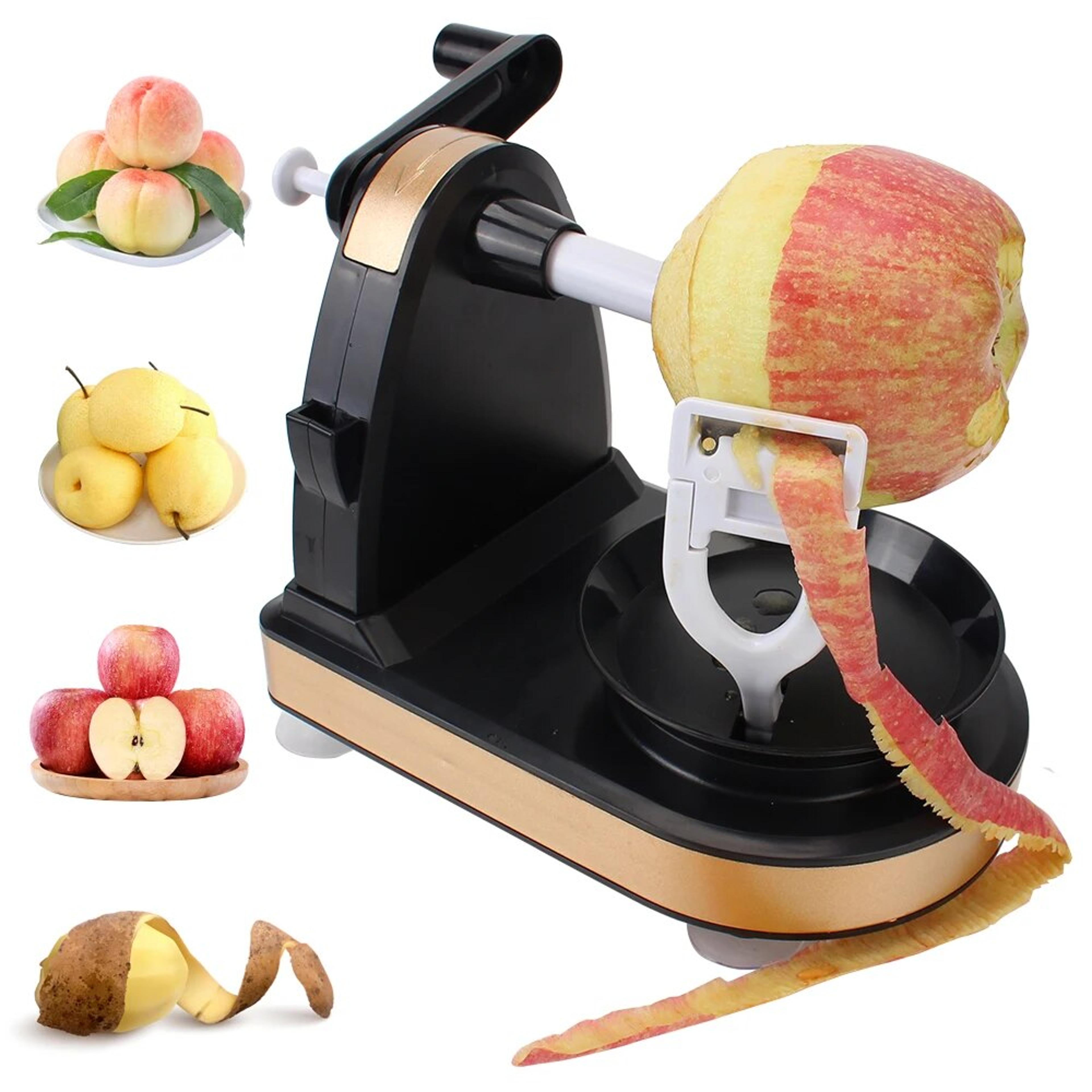 hand-cranked apple peeler cutter slicer: kitchen gadgets for fruit peeling, coring, and potato peeling