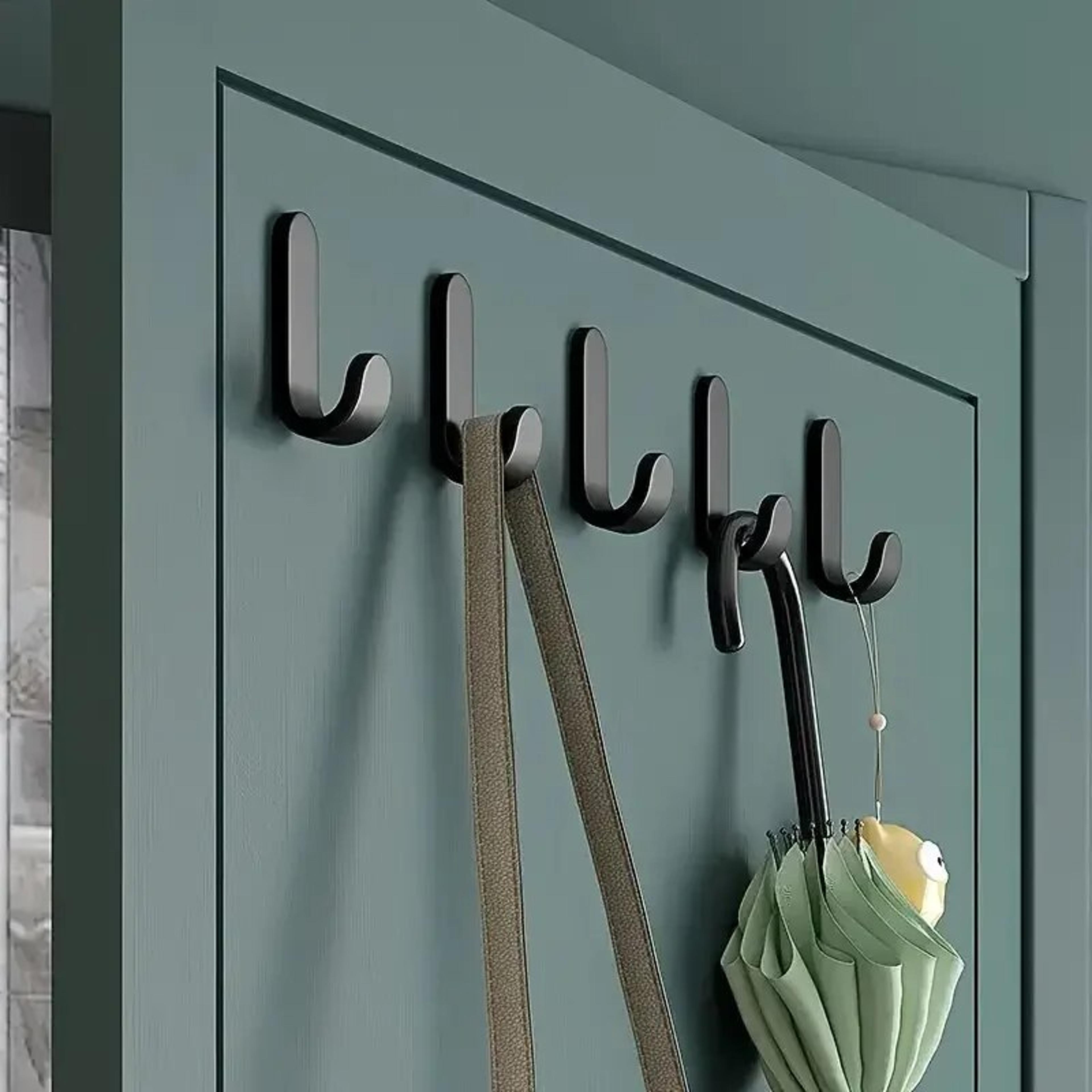 strong self-adhesive wall adhesive hook waterproof sticky wall hanger for bathroom, kitchen & keys