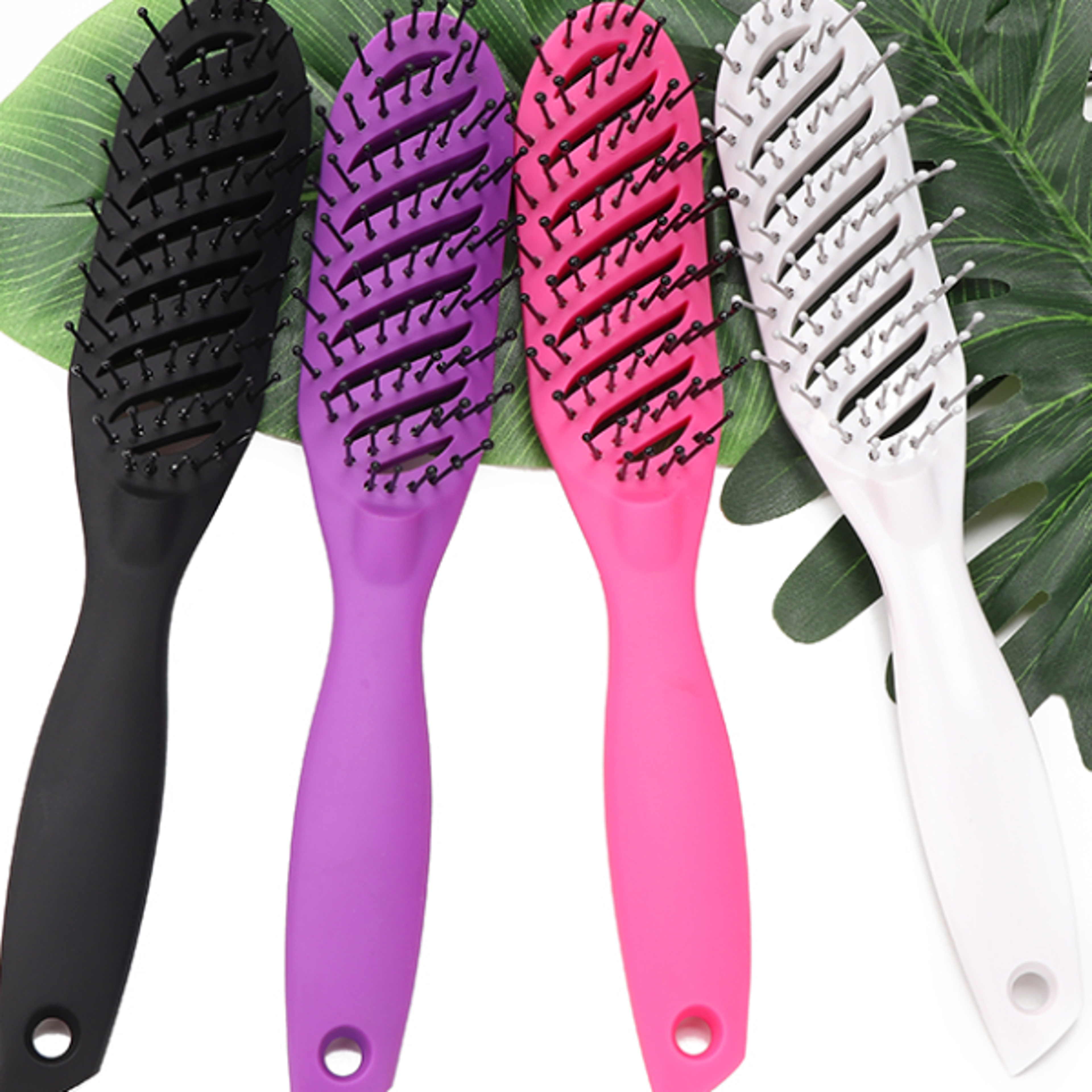 ionic anti static hair brush for tangle free styling and scalp massage