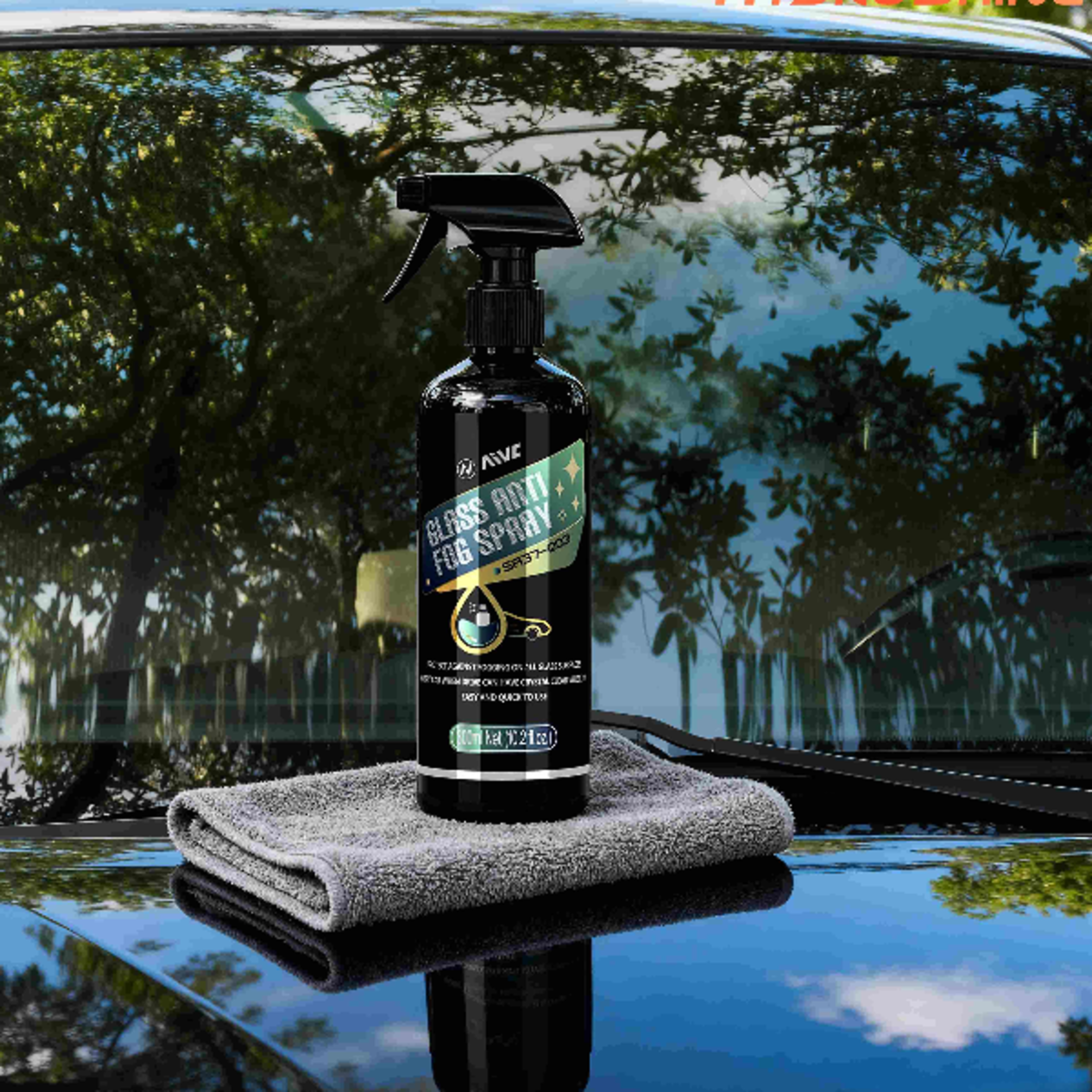 anti fog spray for car windows long lasting hydrophobic glass coating