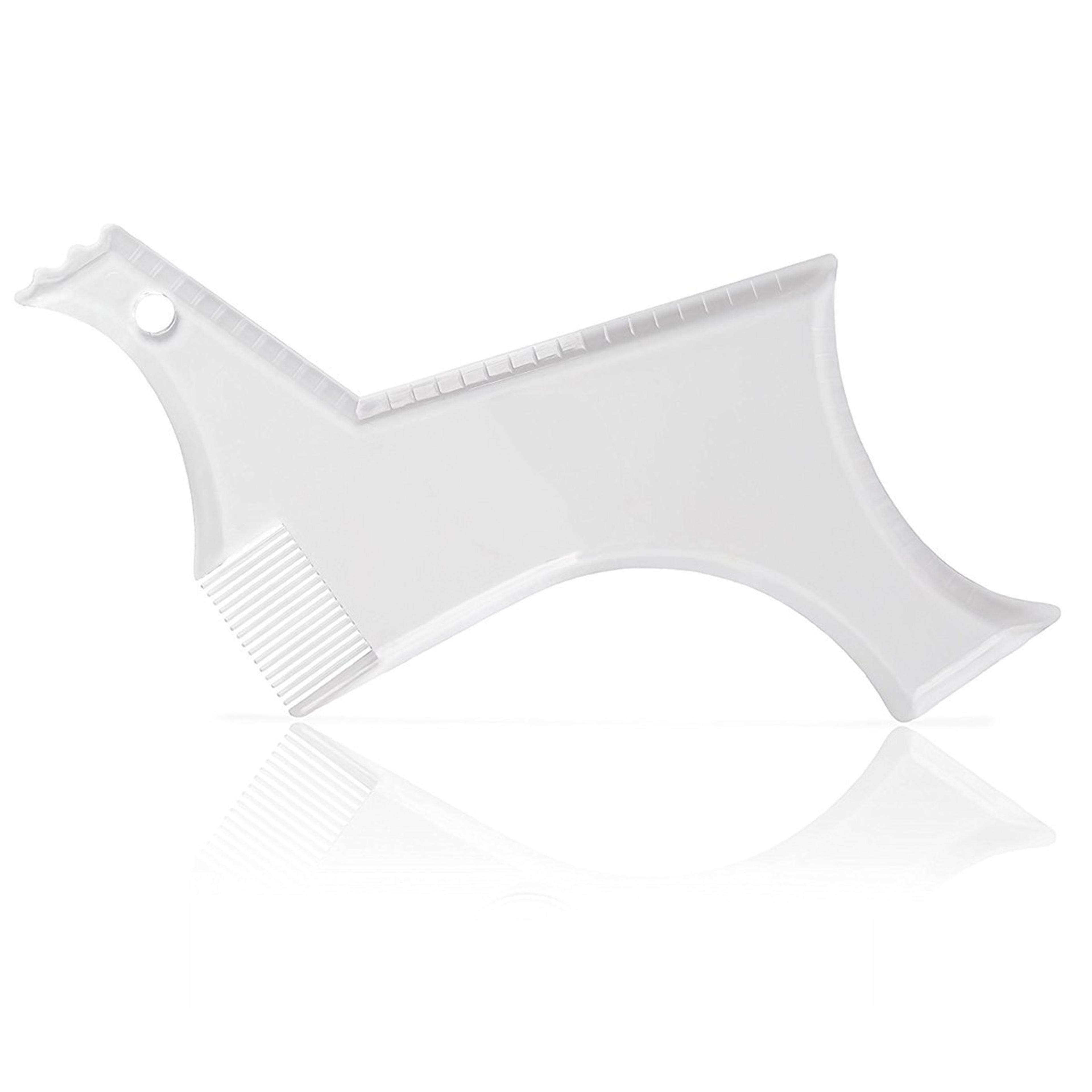 Precision Beard Shaping Tool Kit Beard Stencil Comb For Perfect Lines 7