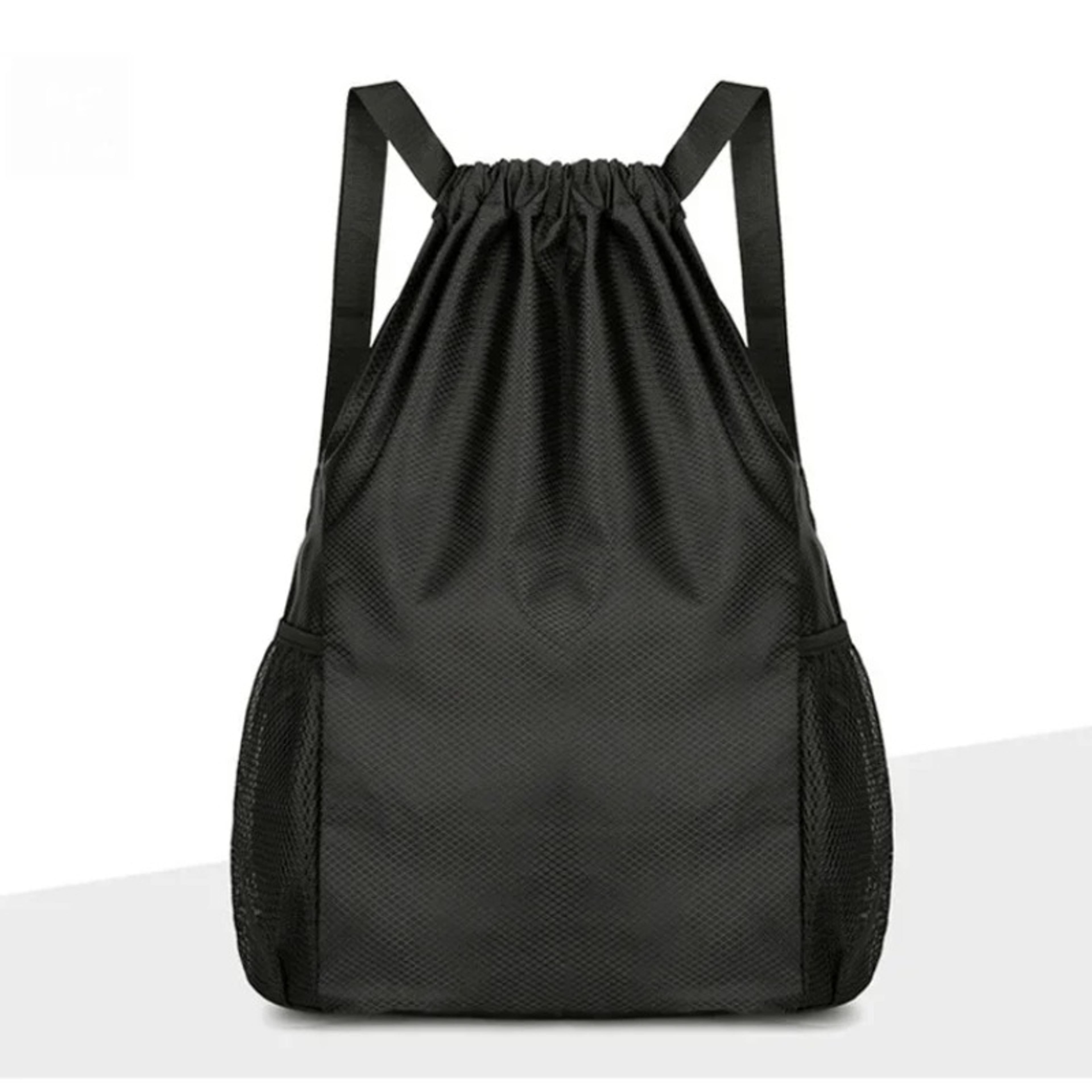 large capacity drawstring gym backpack lightweight sports sackpack for travel and fitness