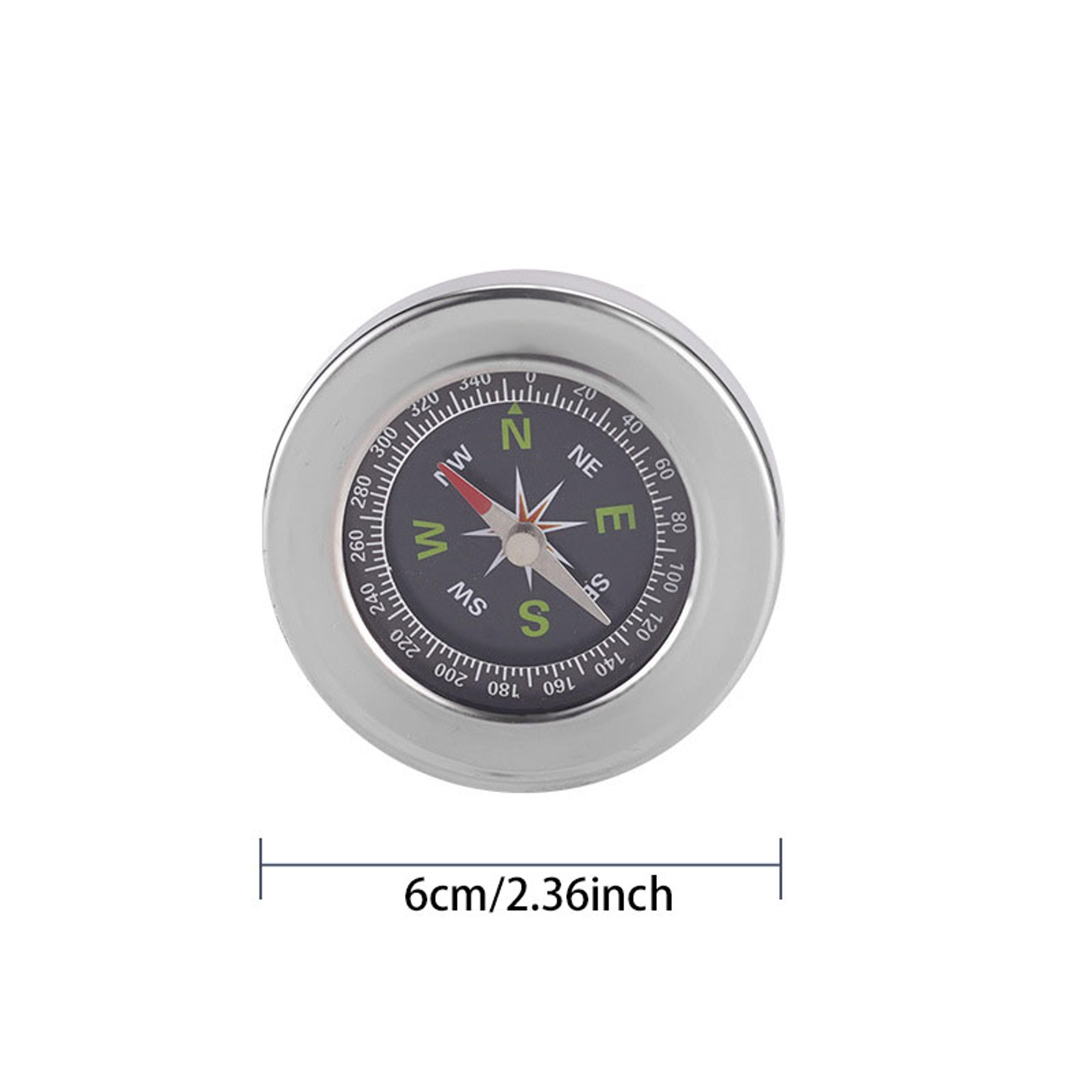 Stainless Steel Outdoor Compass Navigation Tool Dual Language Survival Compass 1