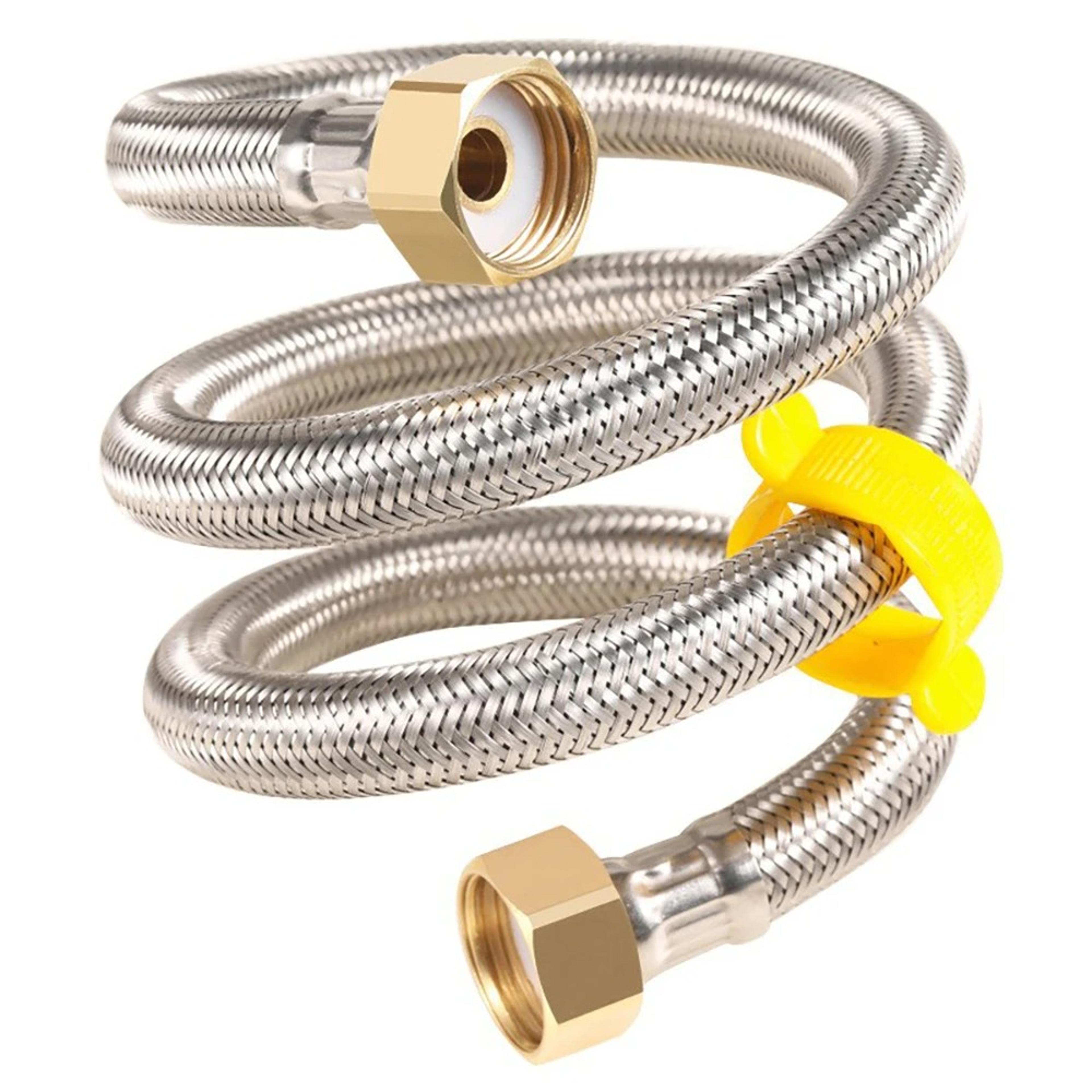 premium stainless steel water inlet pipe high pressure, flexible connector for hot & cold