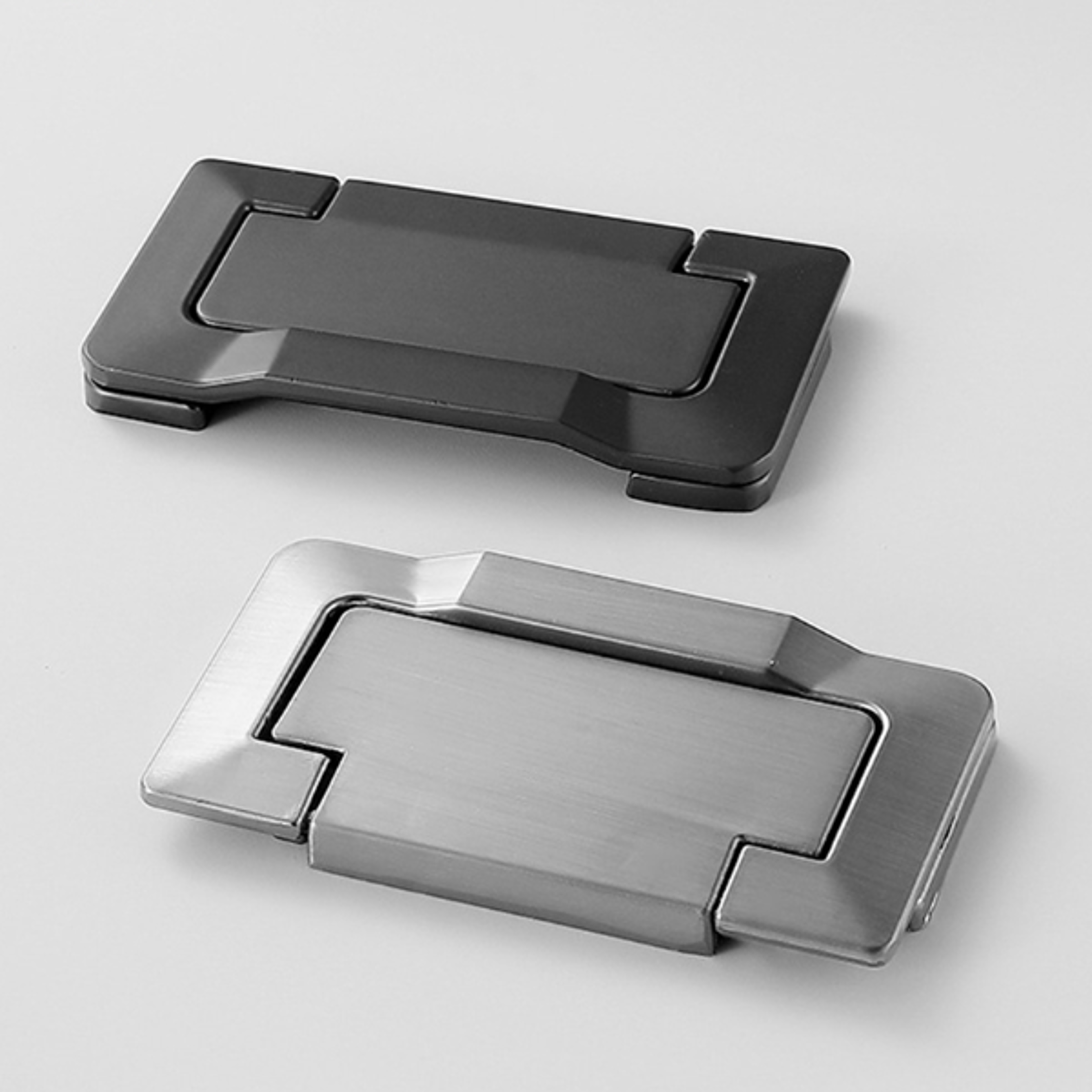 Invisible Cabinet Handle Zinc Alloy Flat Pull for Drawers Doors Furniture
