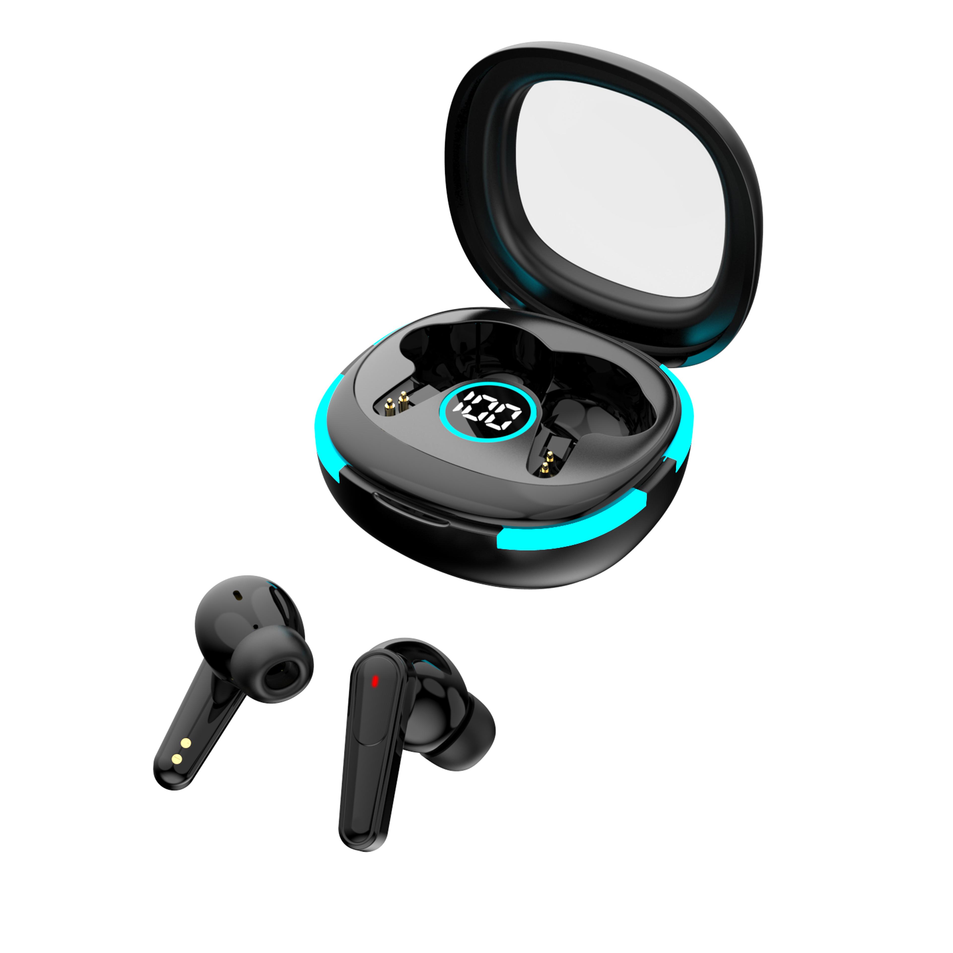 True Wireless Earbuds With ANC ENC Noise Cancellation And LED Display 1