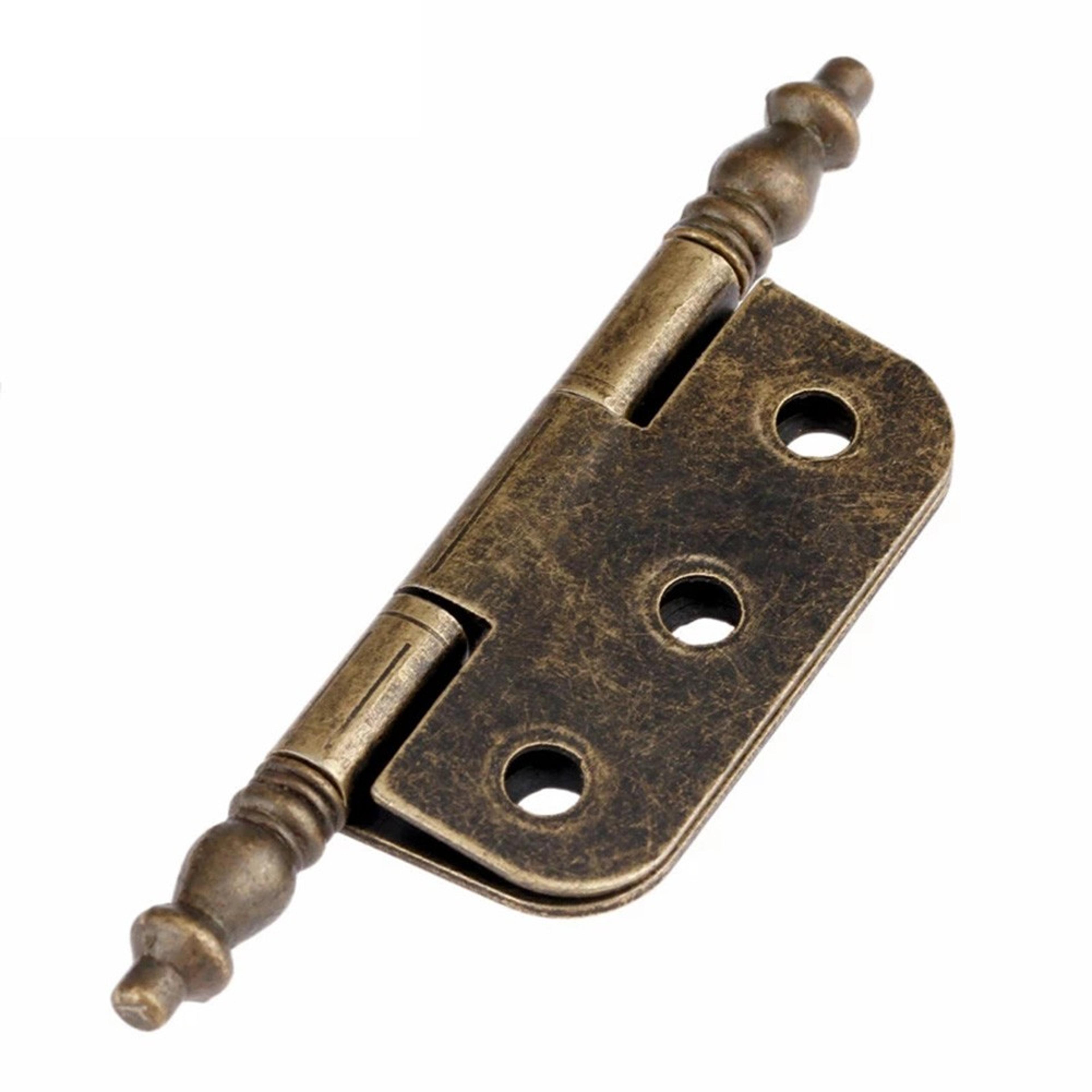 Antique Bronze Decorative Cabinet Hinges With Screws For Jewelry Boxes And Furniture 4