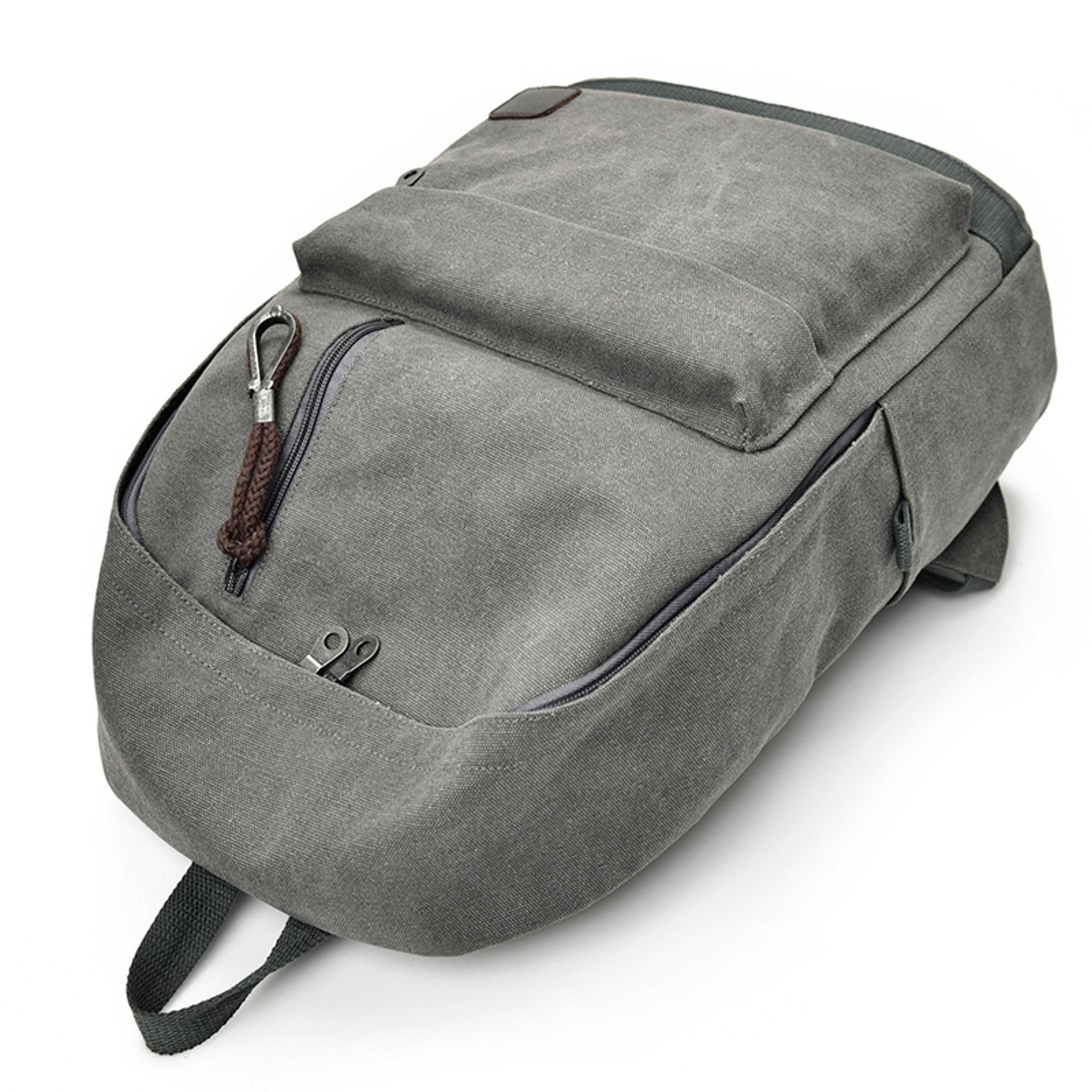 Large Capacity Canvas Backpack For Teens School Travel Laptop Bag 3