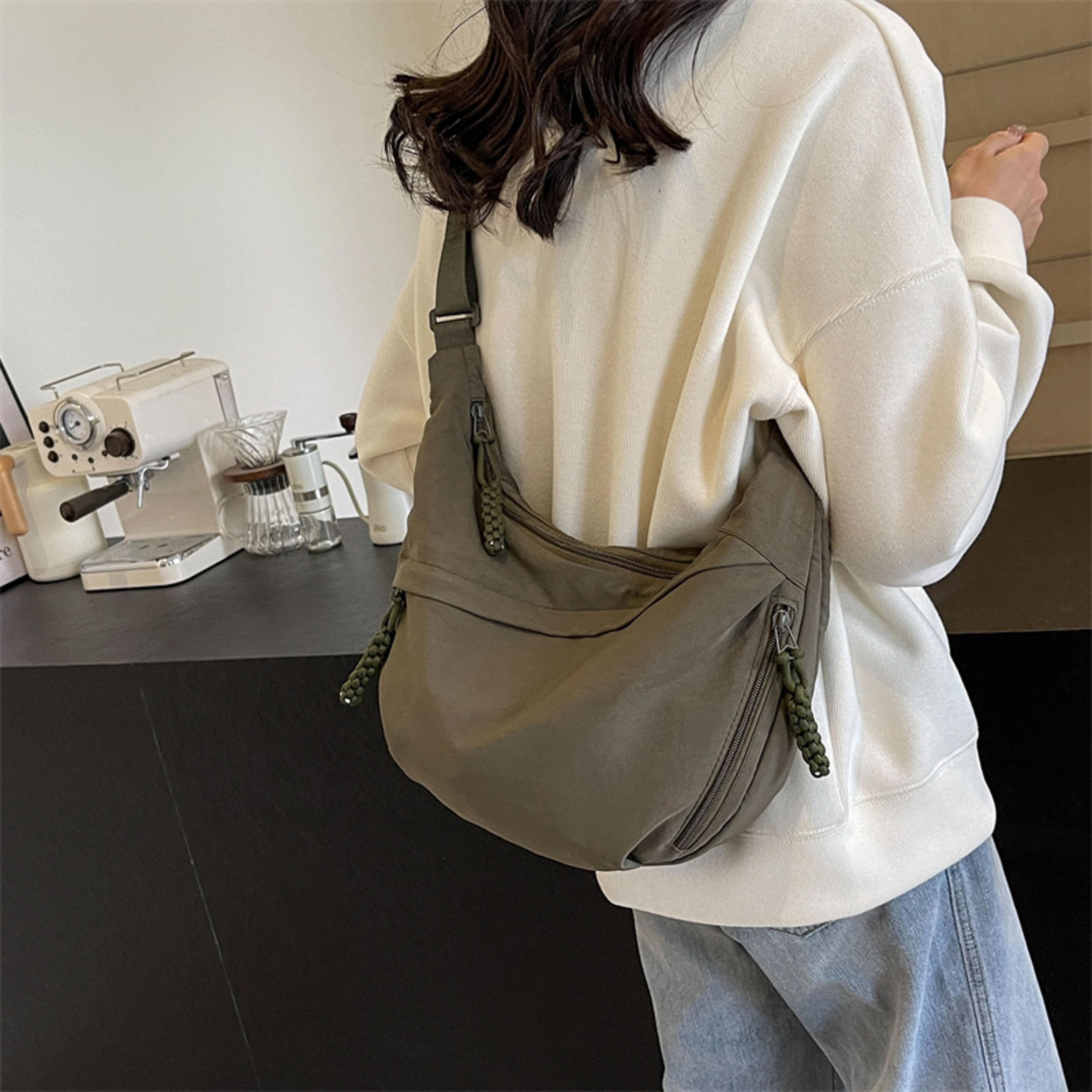 lightweight nylon crossbody bag large capacity womens messenger shoulder tote