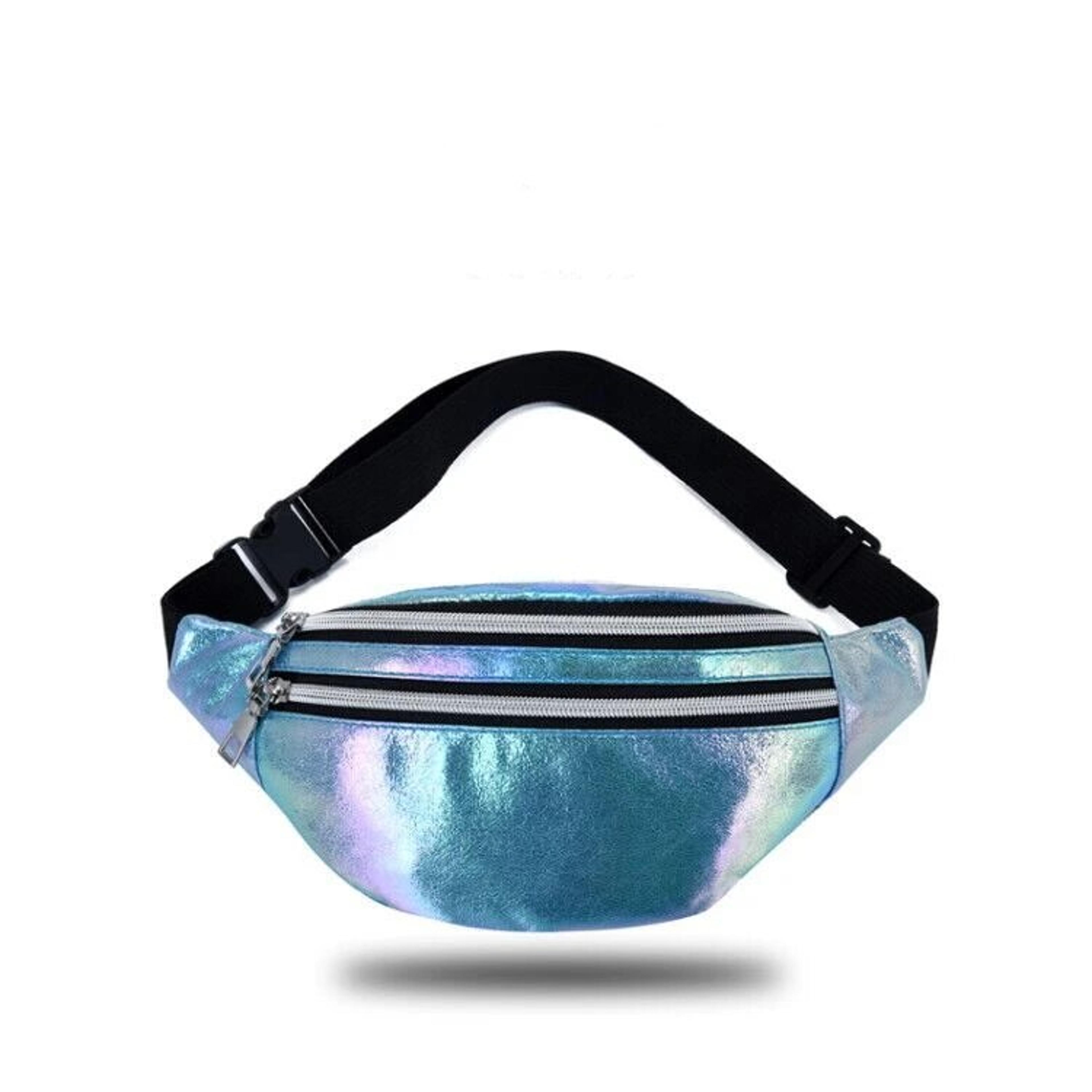 Holographic Waist Bag Reflective Fanny Pack Festival Travel Belt Bag For Women  Girls 6