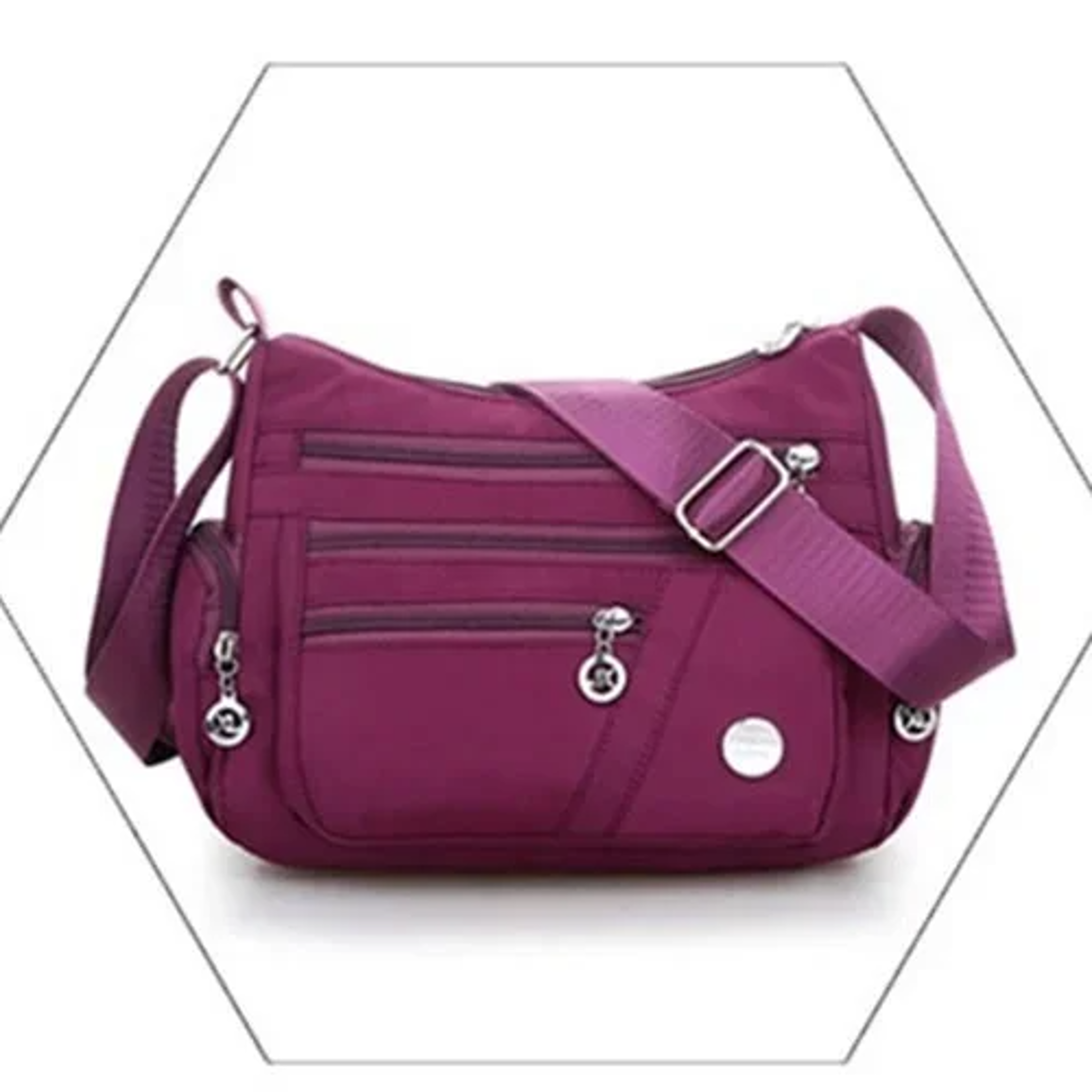 Fashion Women Waterproof Crossbody Bag Casual Single Shoulder Handbag Messenger Bag Oxford Material