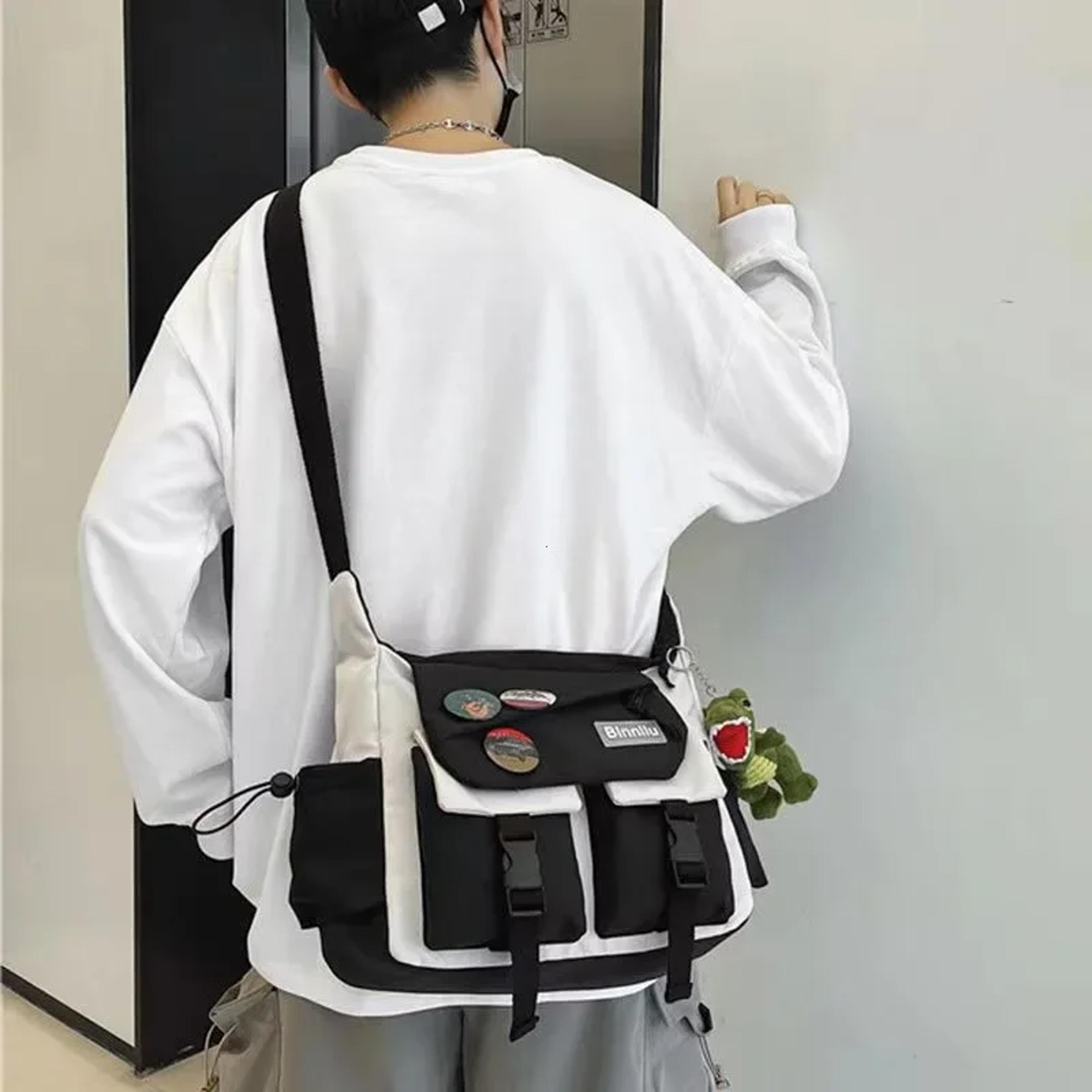 Canvas Crossbody Bag For Women Casual Messenger School Shoulder Bag 1
