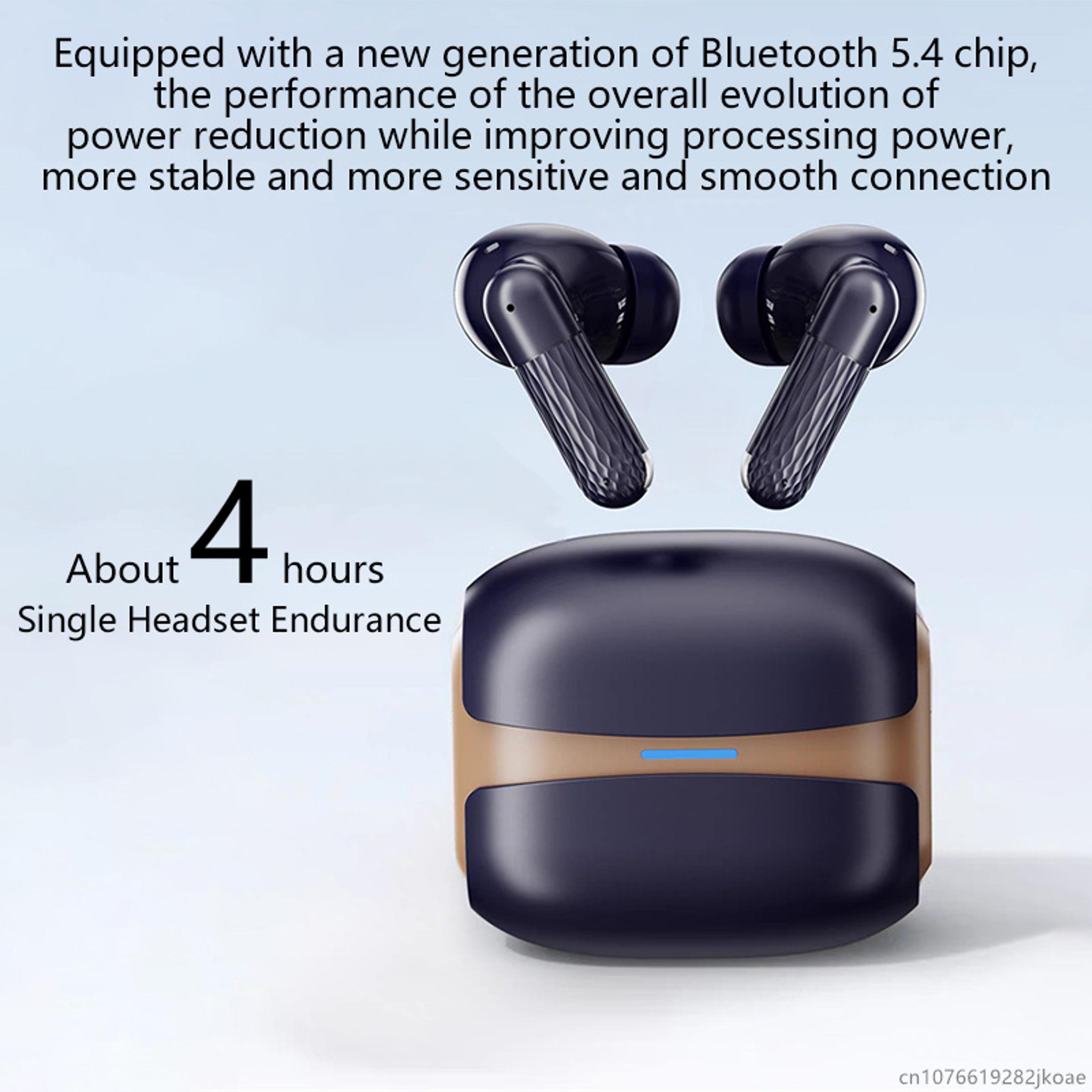 Wireless Earbuds Bluetooth Earphones HiFi Stereo Sports Headset With Noise Reduction Mic 3