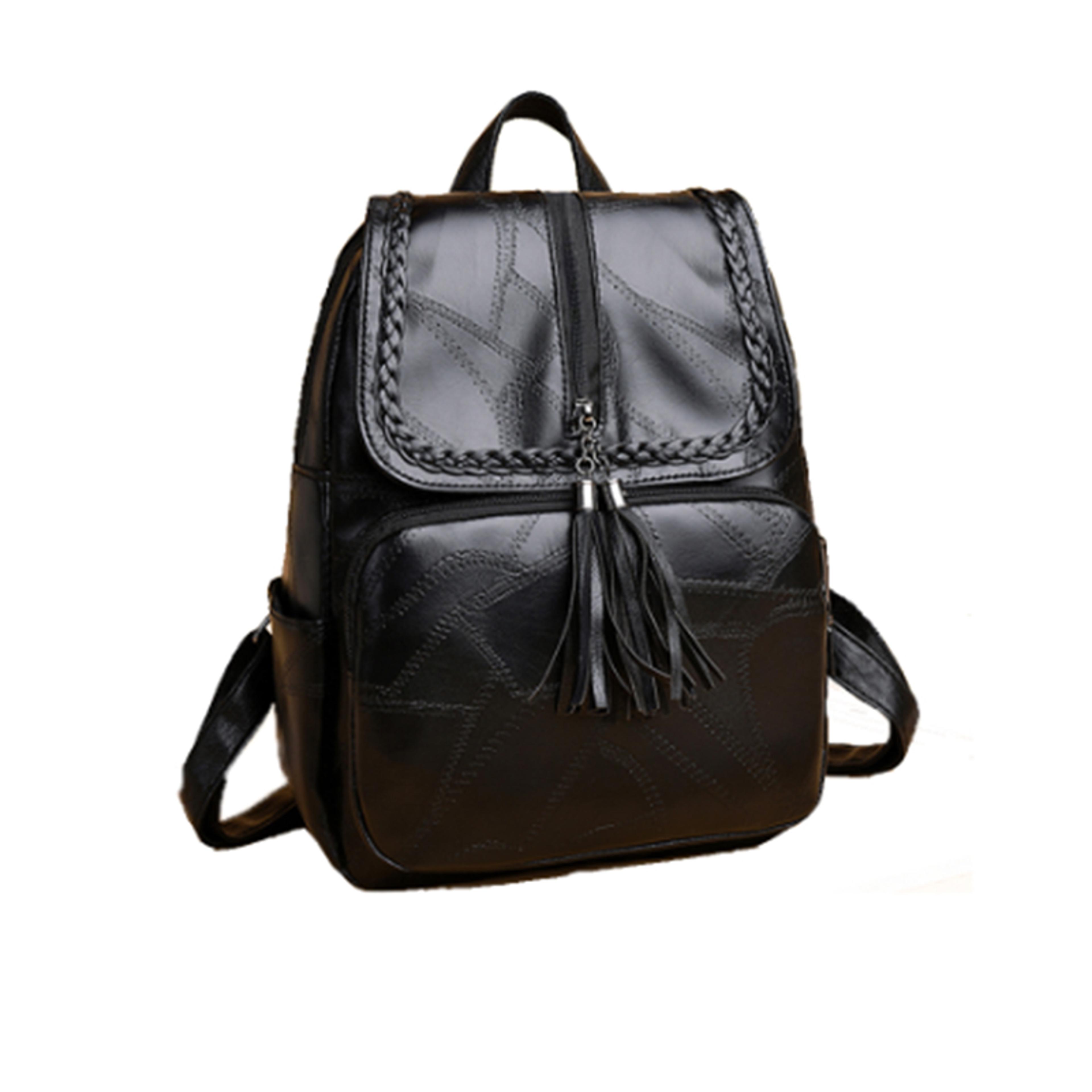 UrbanEase Women Travel Backpack Lightweight Nylon Casual Canvas School Bag 2
