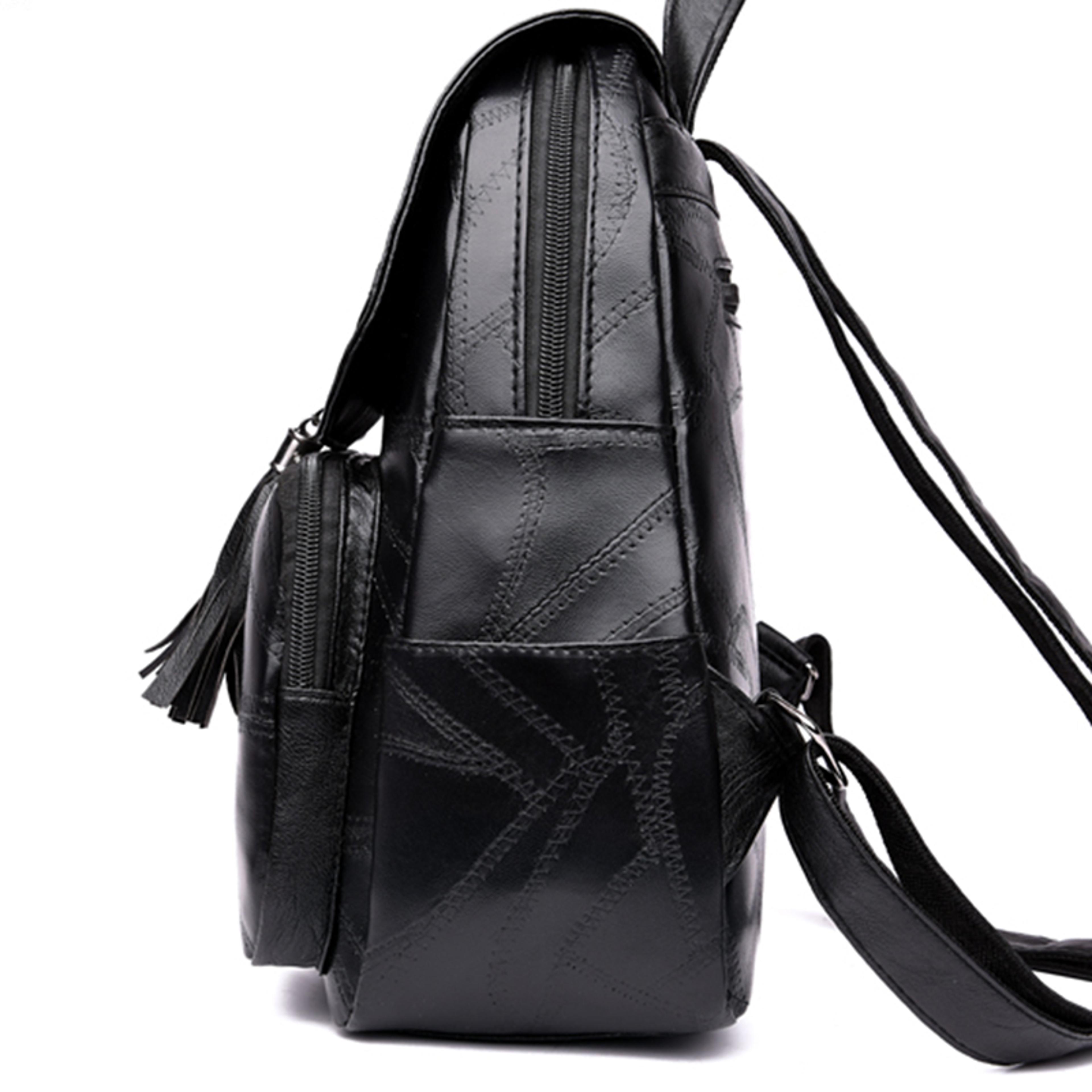 UrbanEase Women Travel Backpack Lightweight Nylon Casual Canvas School Bag 3