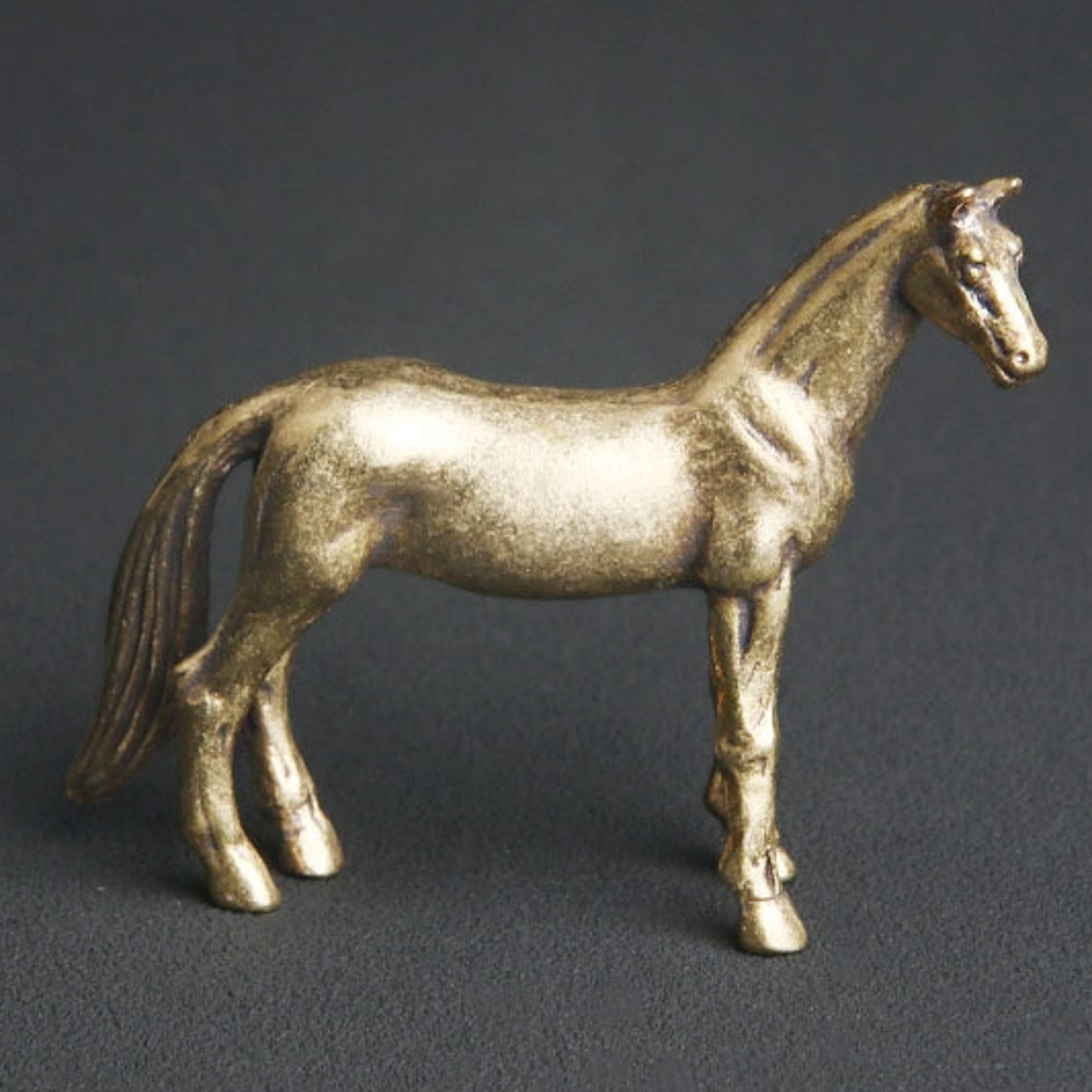 antique brass feng shui horse figurine mini zodiac desktop decor