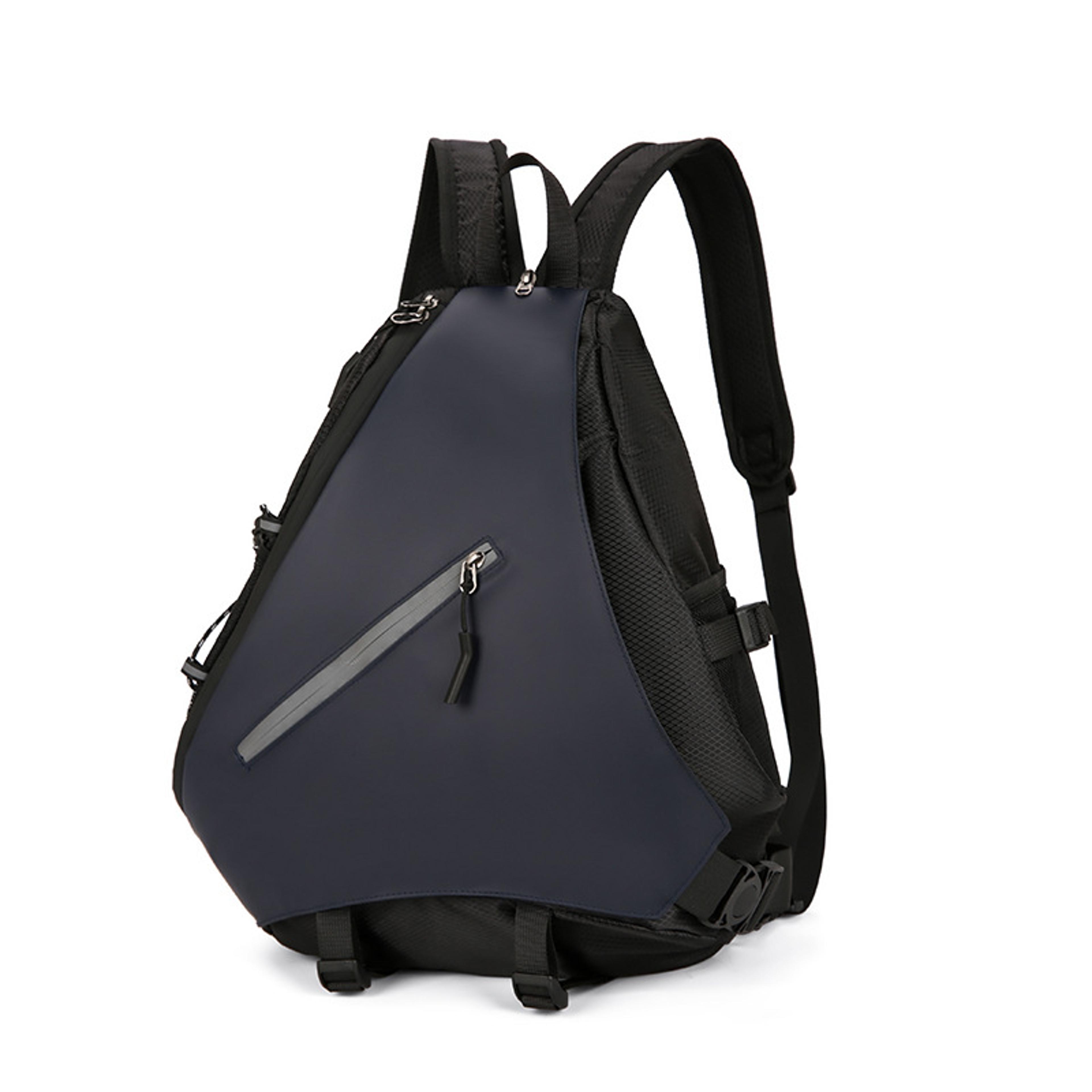 Men Crossbody Chest Bag Waterproof Large Capacity Sling Backpack 4