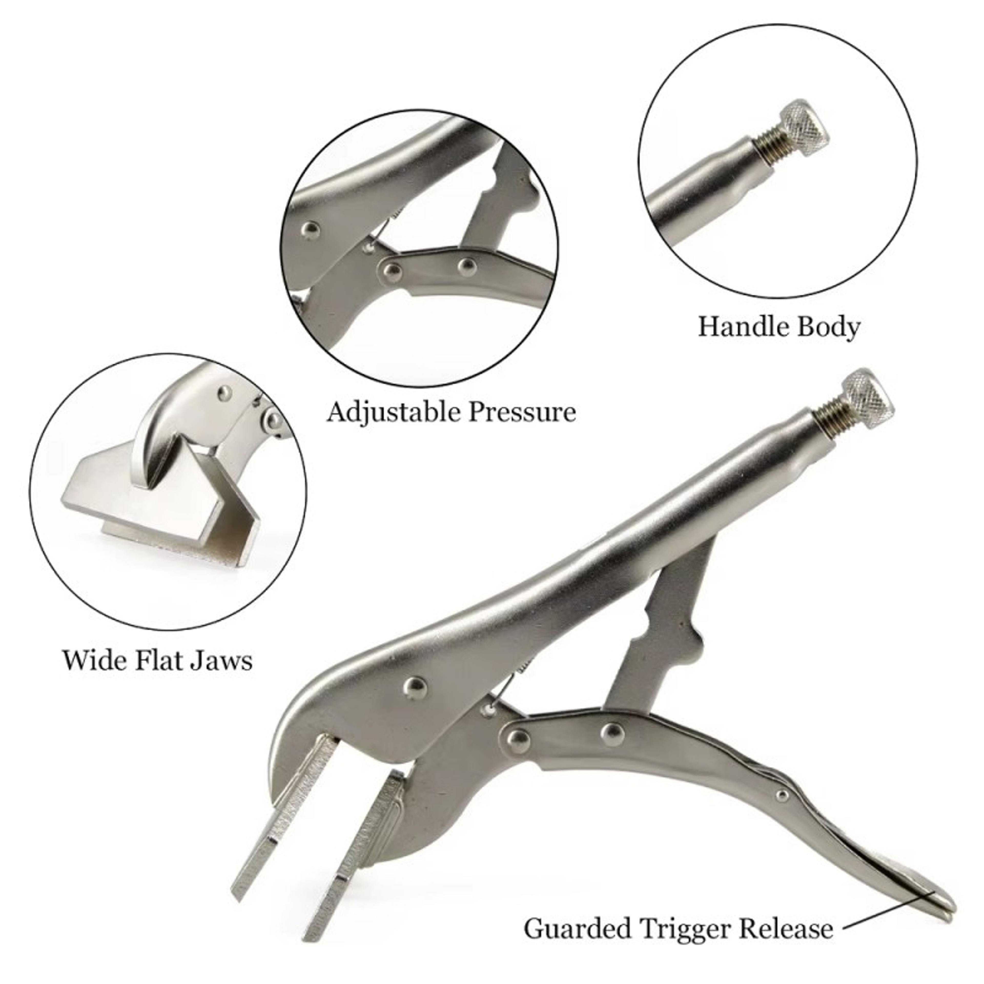Adjustable Locking Vice Grip Pliers Carbon Steel Welding Clamp With Ergonomic Handle 2