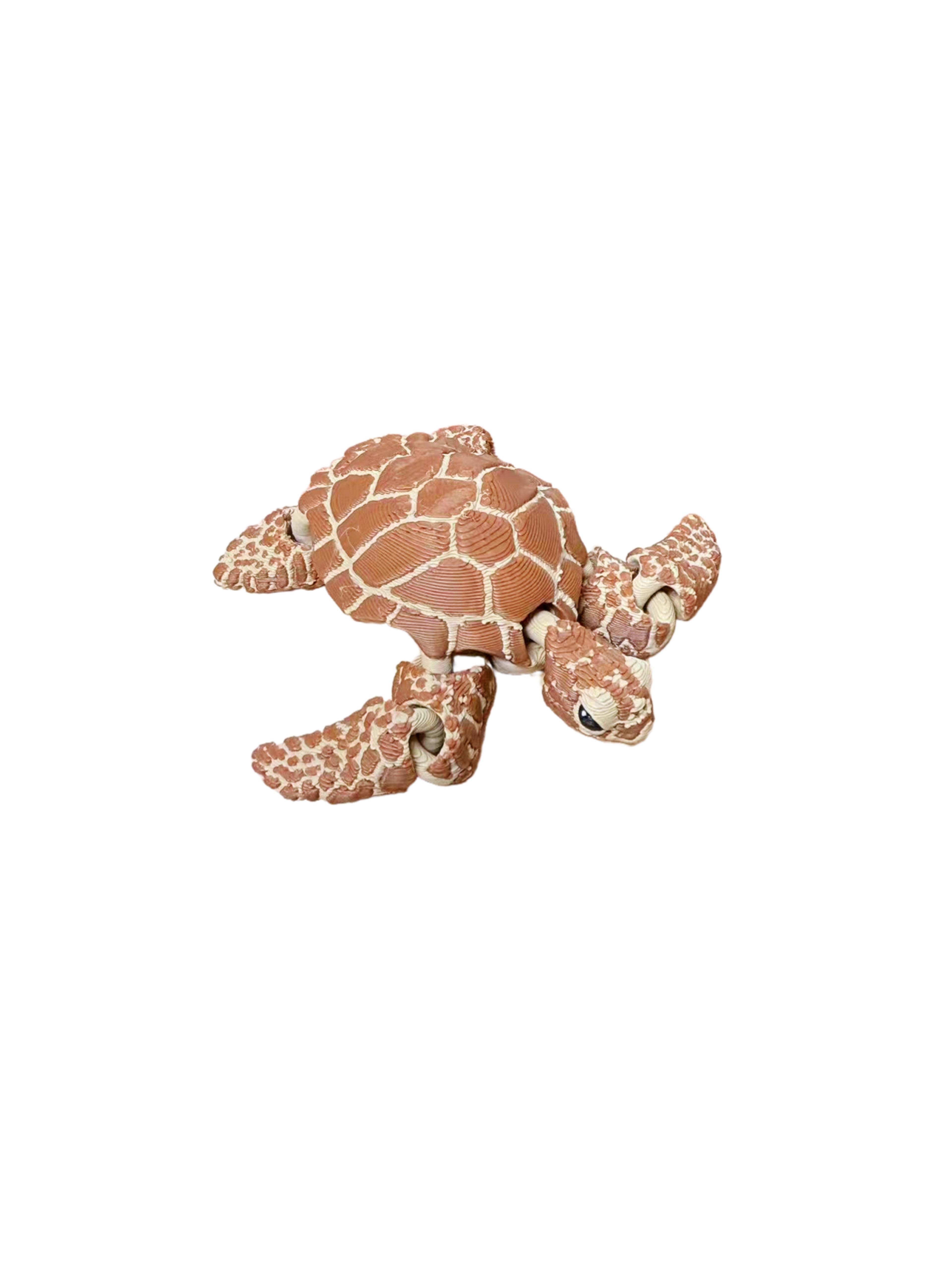 Articulated Turtle Figurine Flexible Desk Toy Aquarium Decor Gift 5