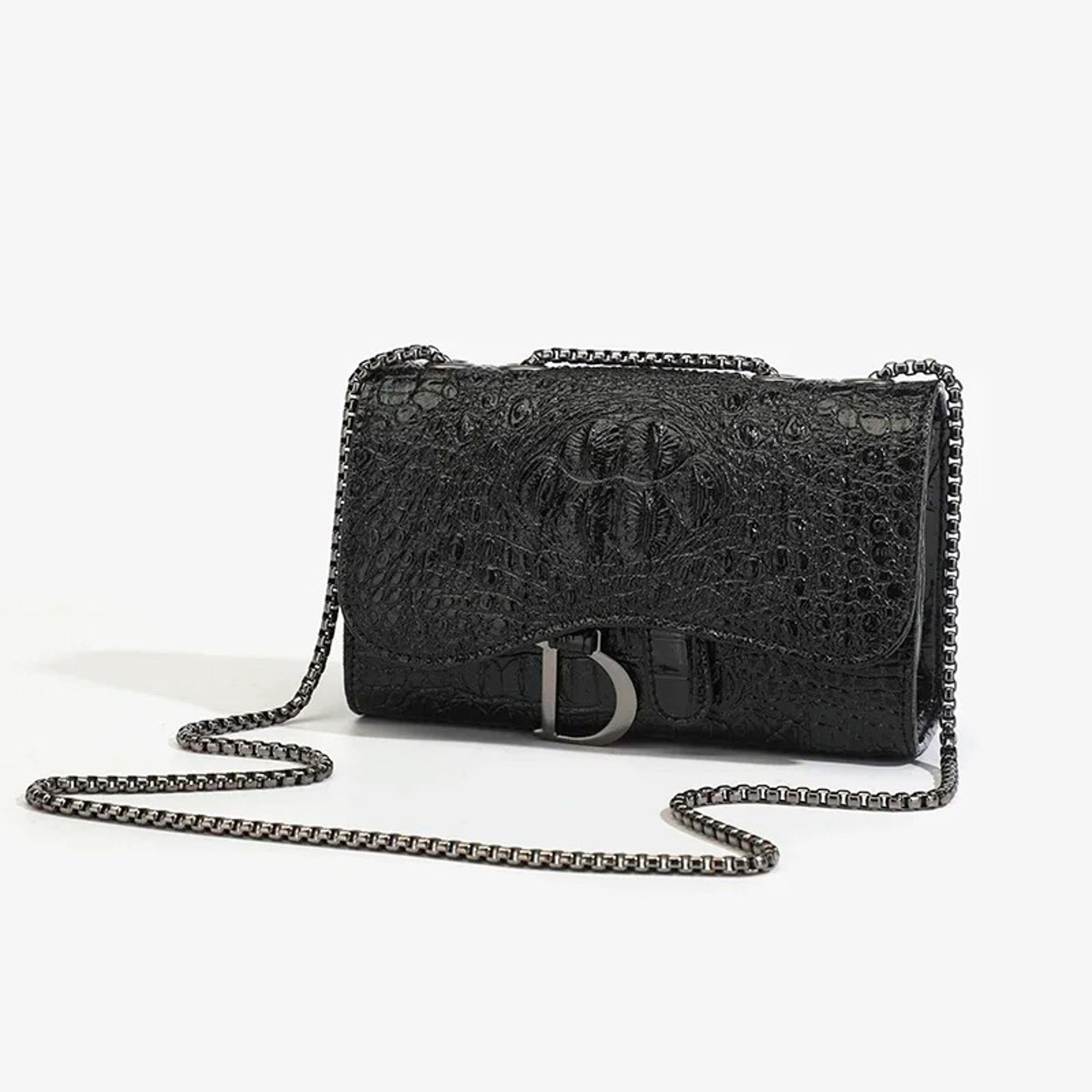 luxe sequin chain shoulder bag for women elegant crossbody purse