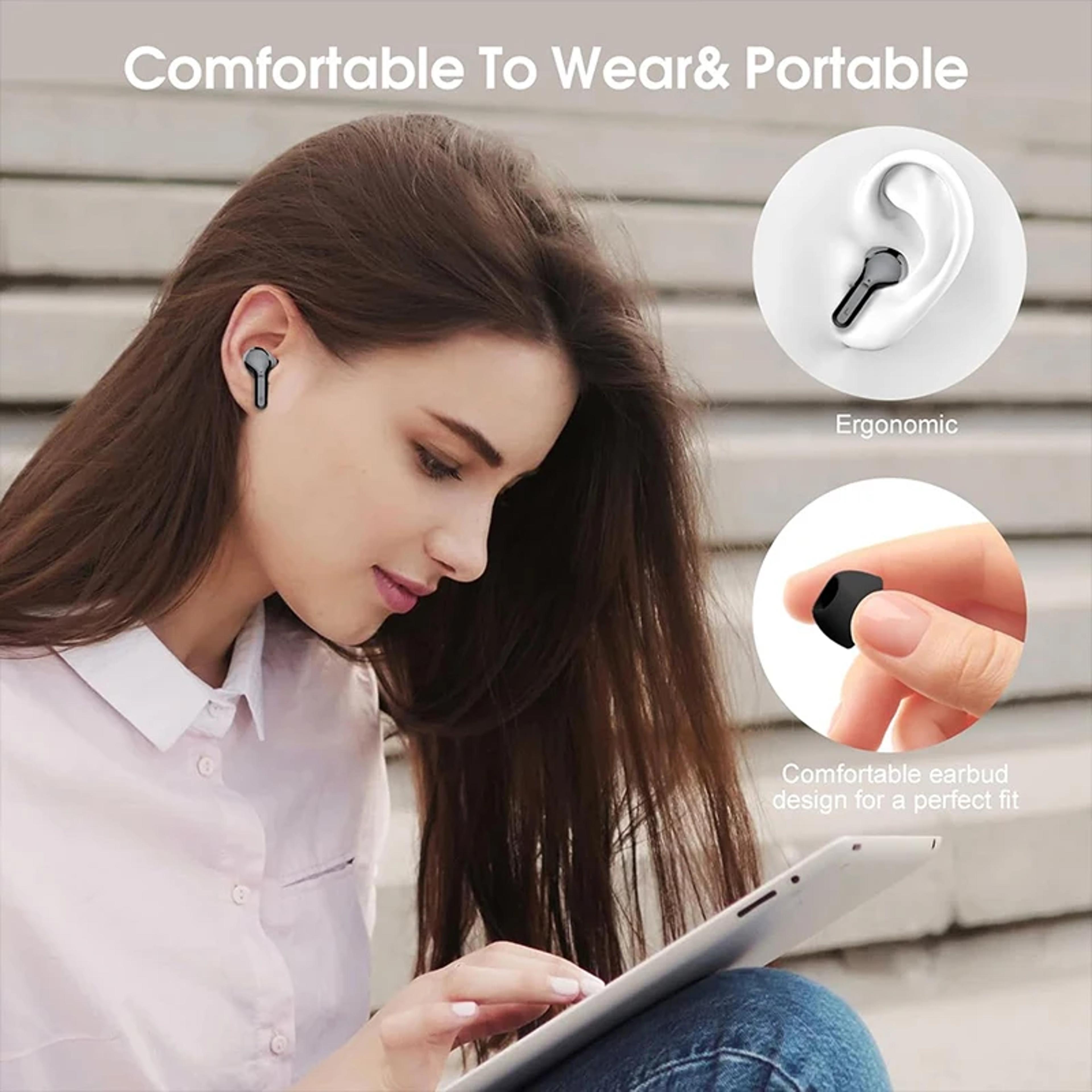 AeroBeat ENC Wireless Earbuds With LED Display And HiFi Stereo Sound 4