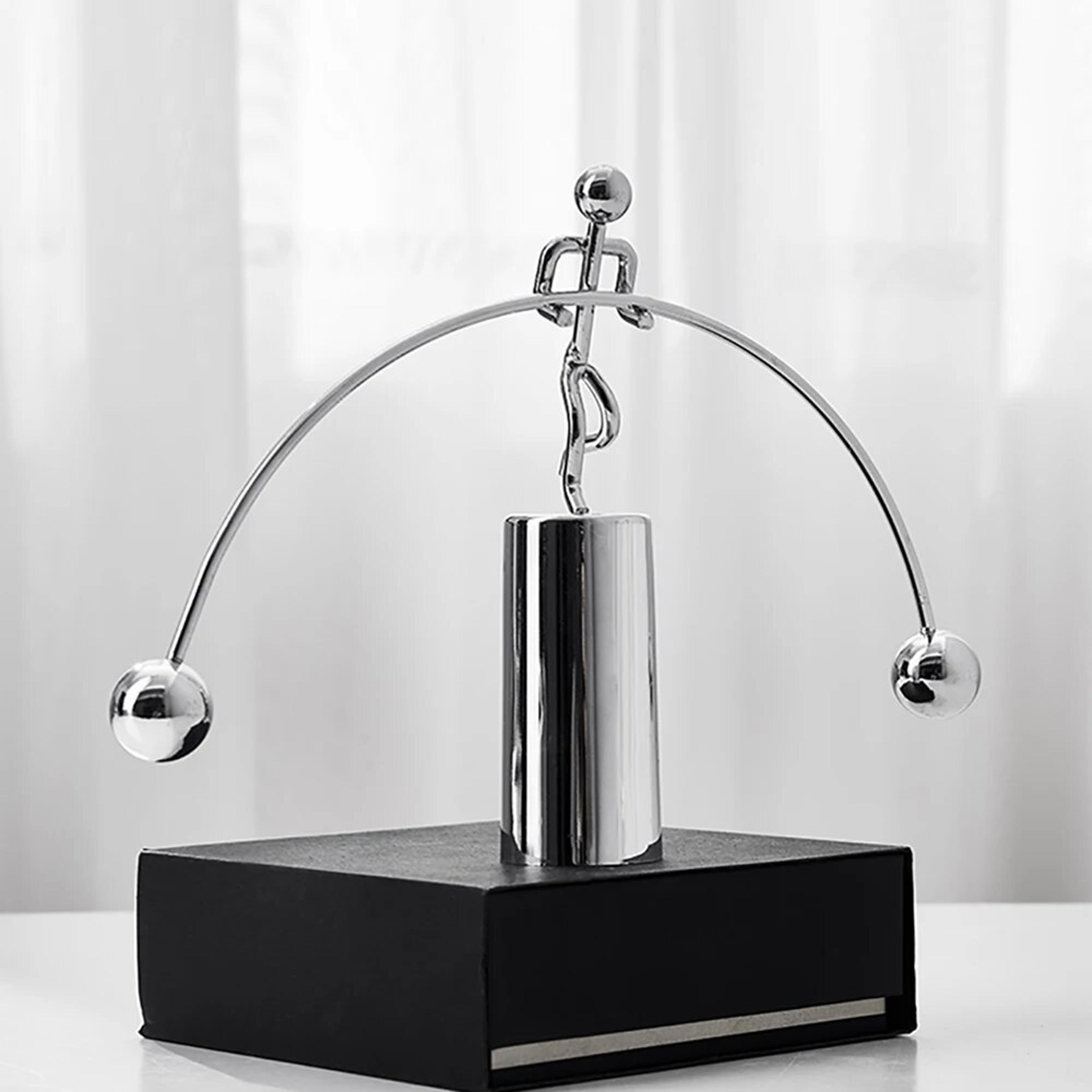 creative newton pendulum study cradle balance | perpetual motion collision balls, teaching supplies, desk decor