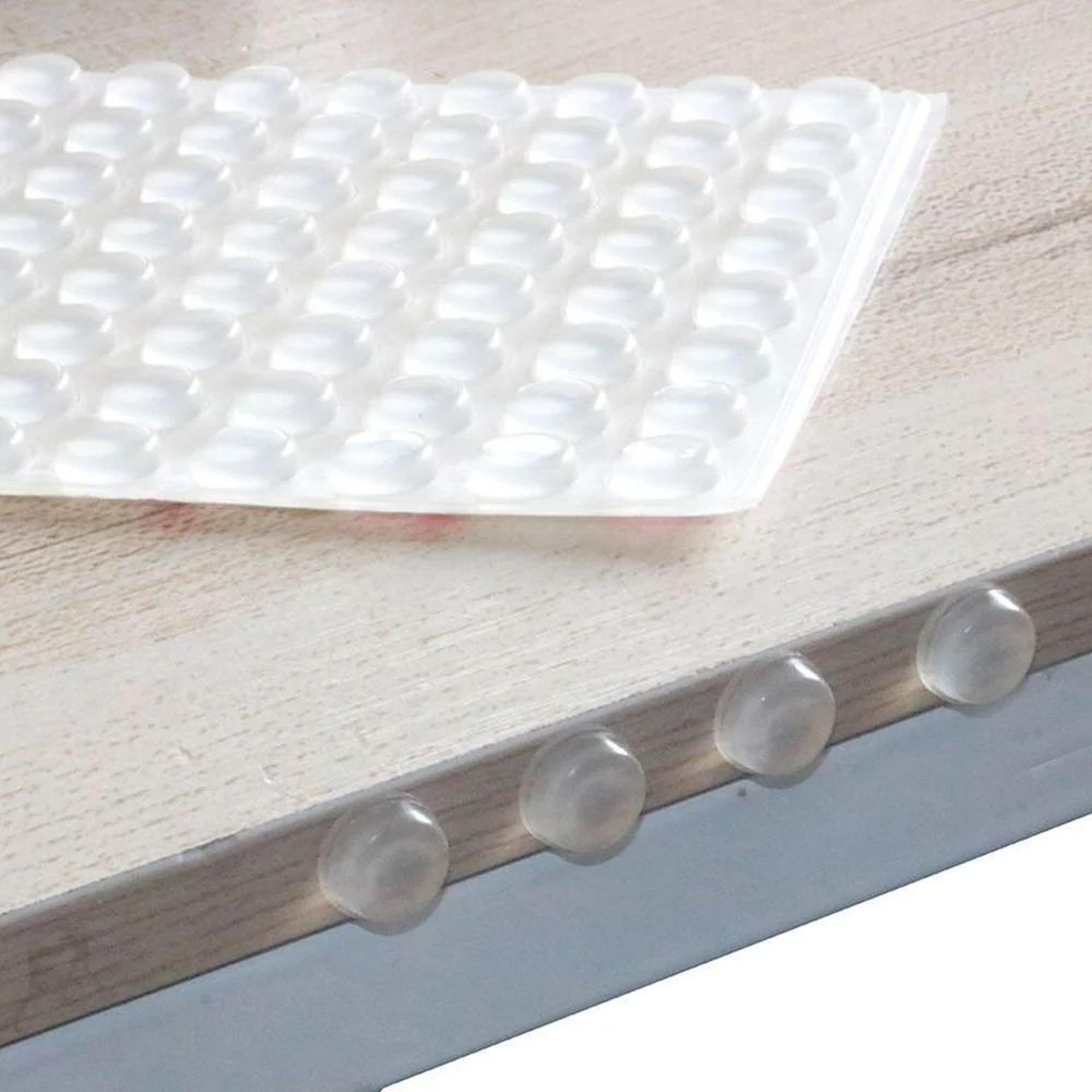 self-adhesive door stopper, silicone cushion protective pads for cabinets, drawers & furniture