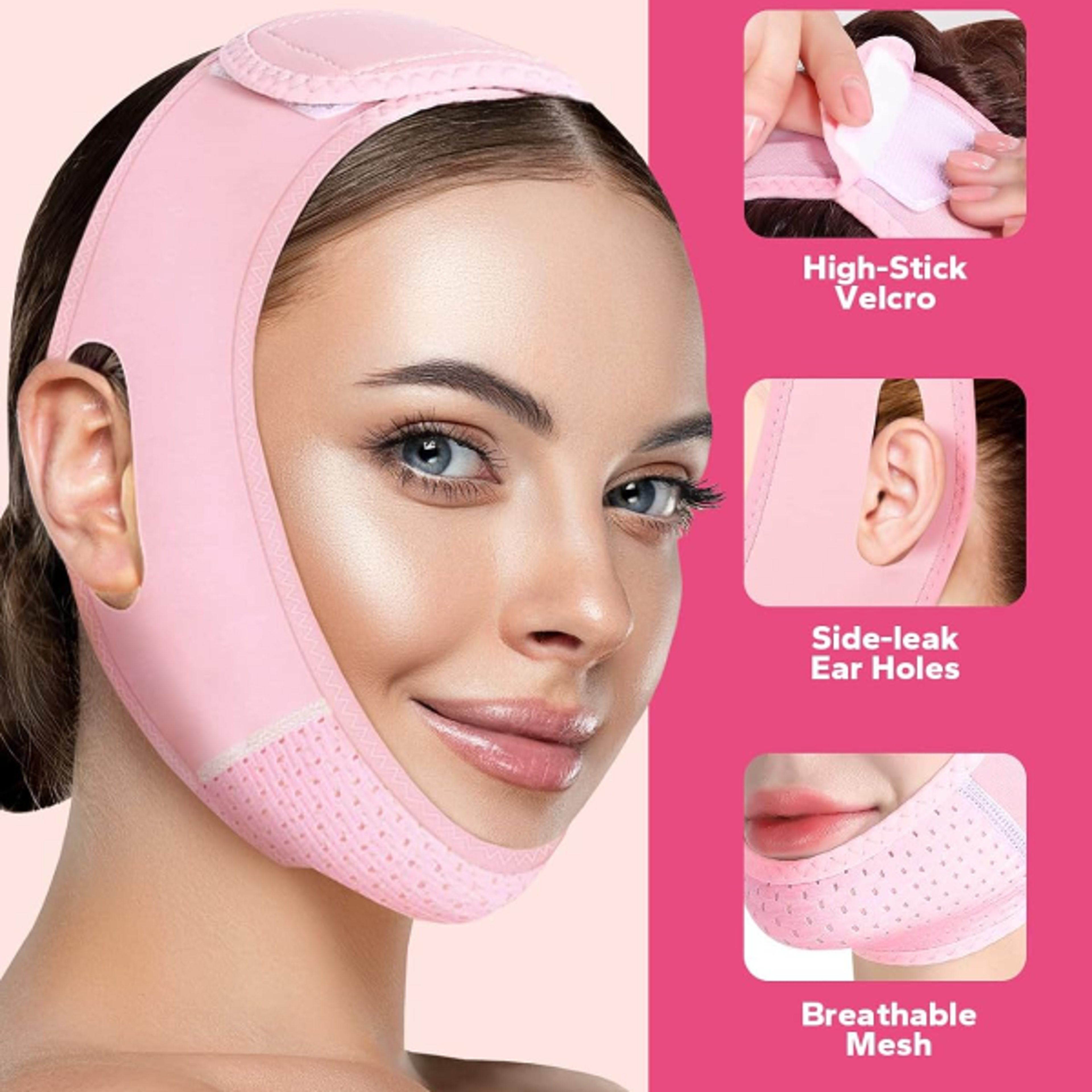 Reusable Face Strap V Line Mask  Double Chin Reducer For A Sculpted Jawline 4