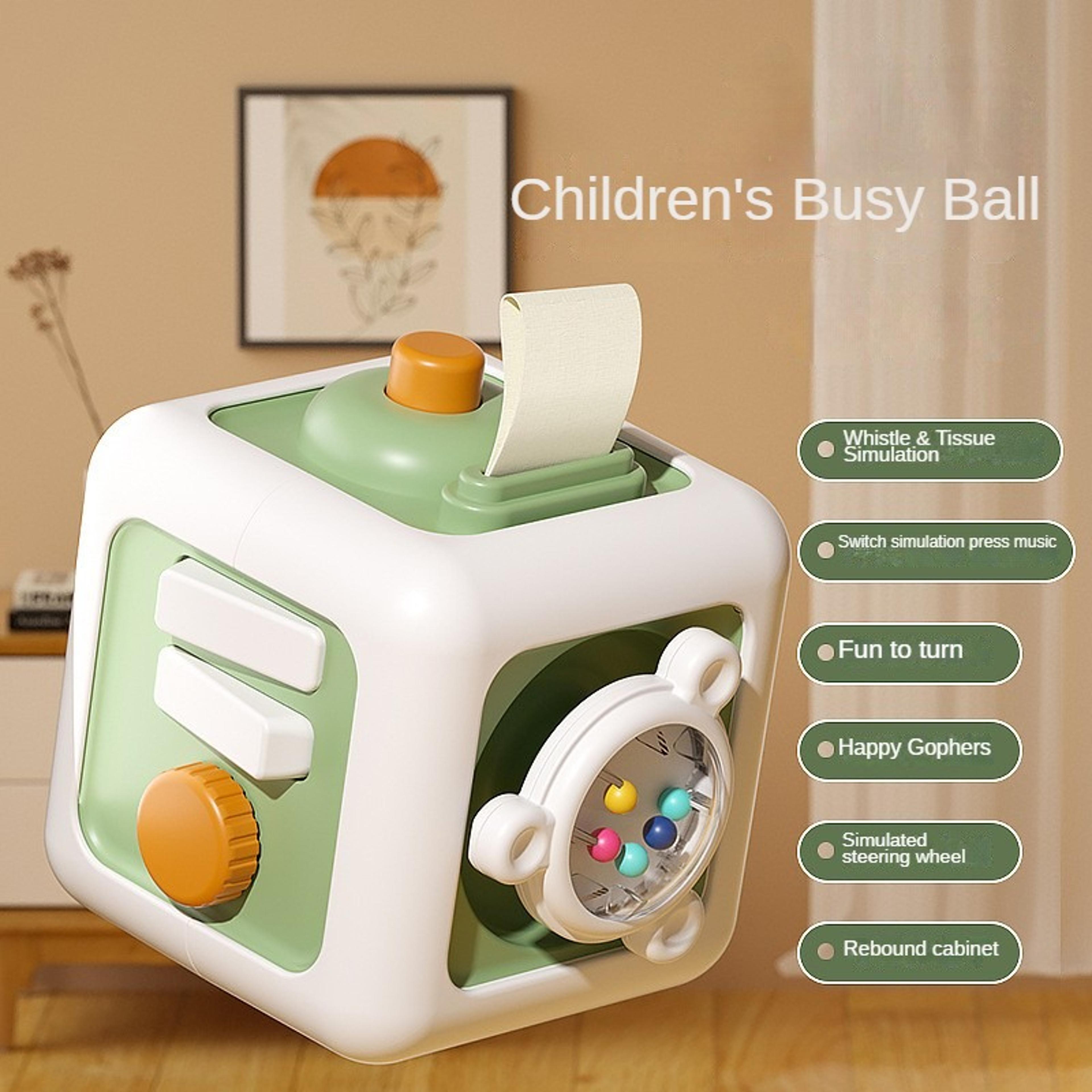 6 In 1 Montessori Educational Toys Sensory Busy Board Baby Practice Skills Drawer Cube Fidget Educa 10