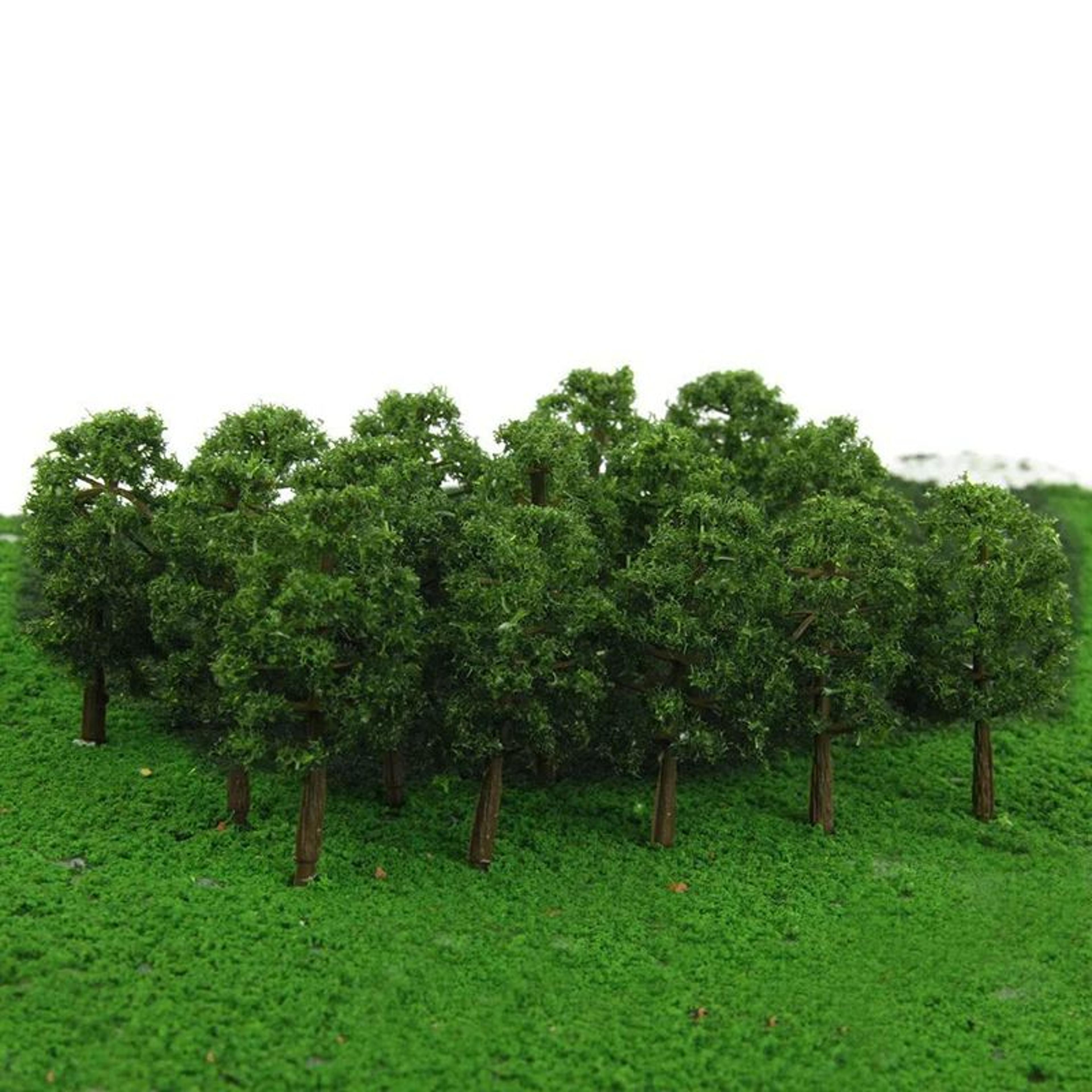 mini model trees for micro landscape decor, diy scale architectural layout, train scenery & nature toys decor