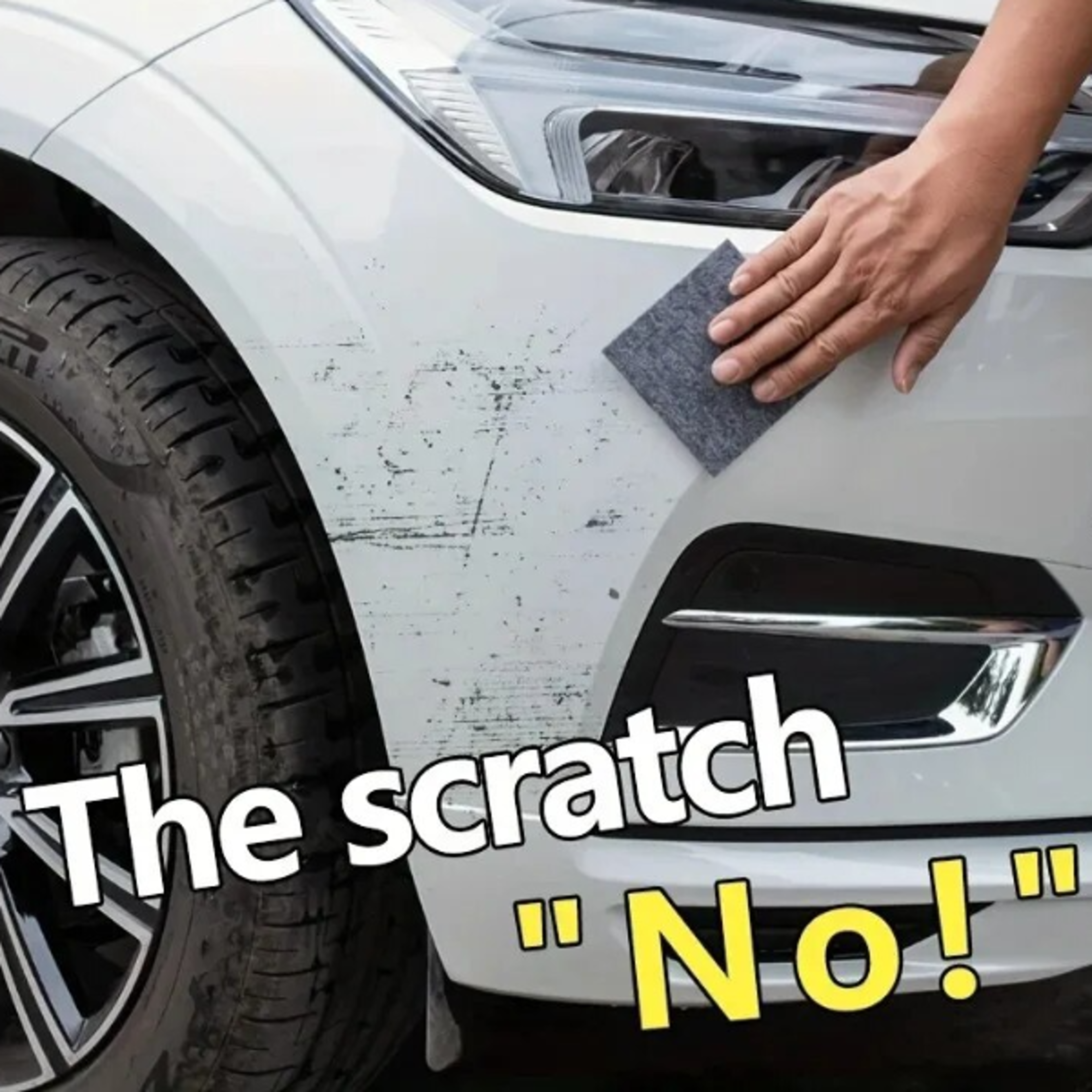"magic scratch repair cloth instant paint scratch remover for cars