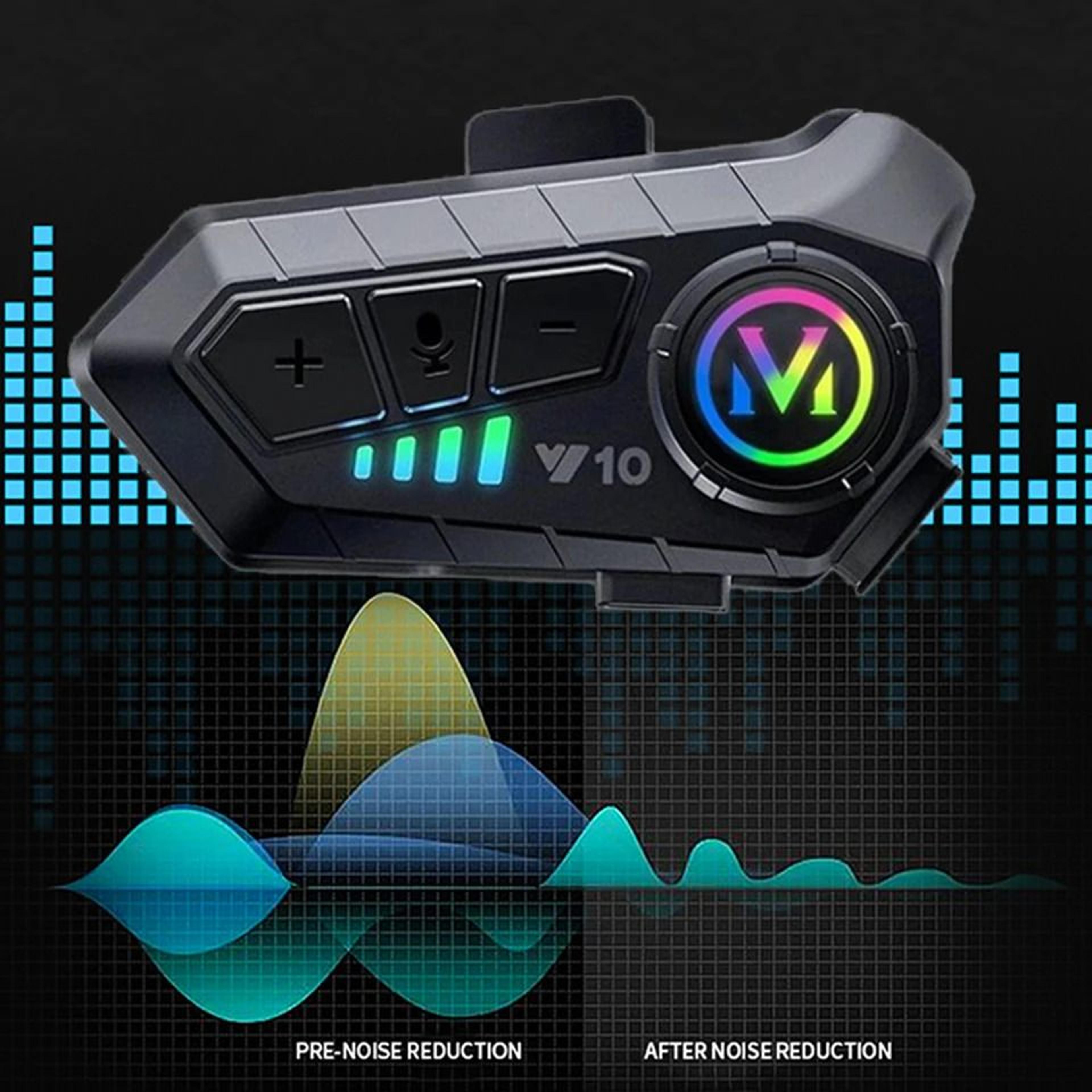wireless motorbike bluetooth headset – hands-free helmet earphone with 2000mah battery & waterproof design